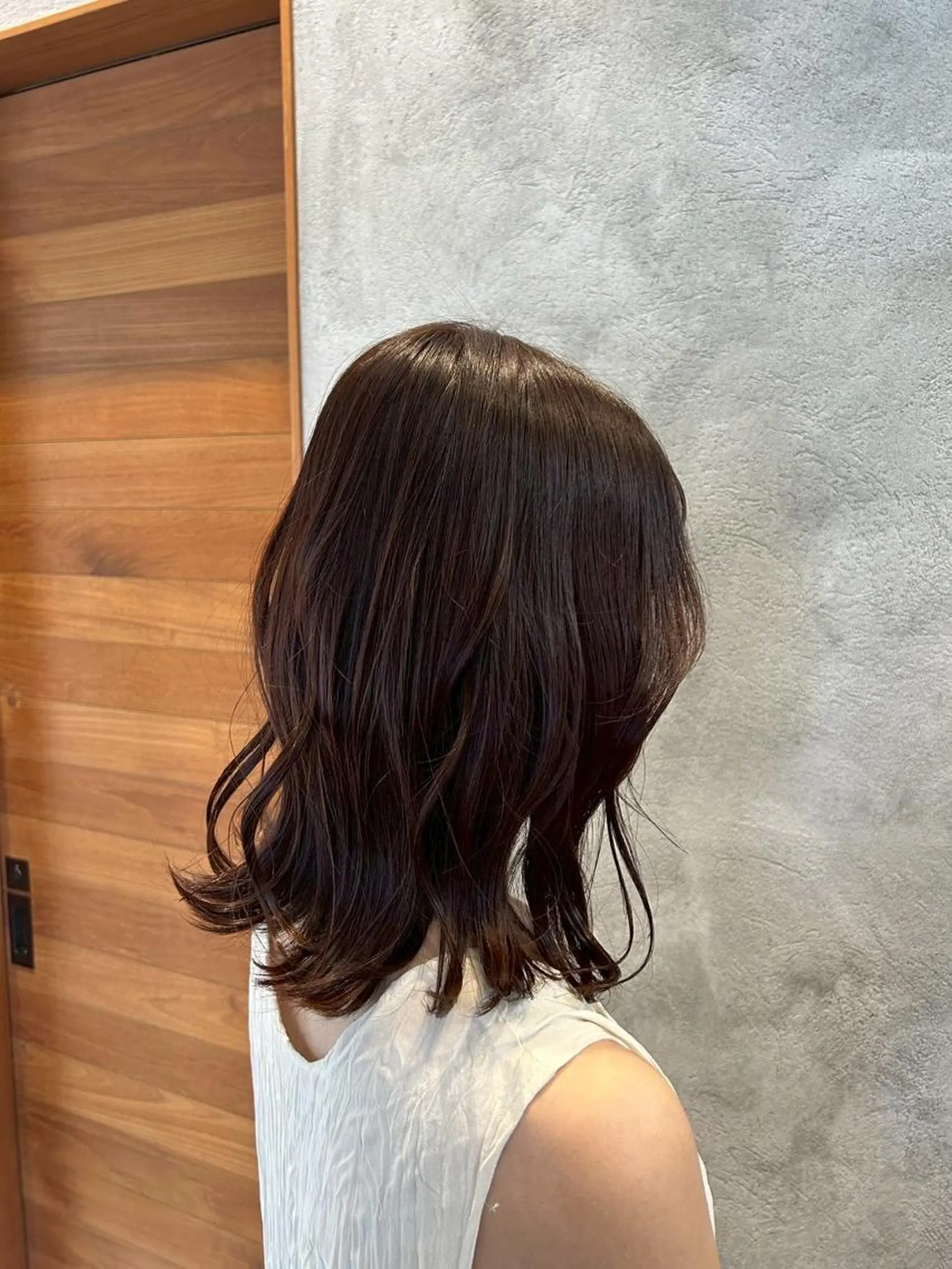 カラー ミディアム カット トリートメント 高村 菜子のヘアスタイル