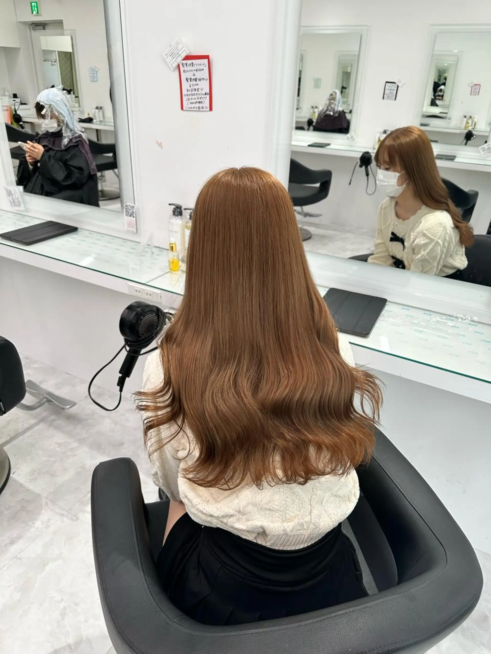 カラー マンツーマン/原宿/ 透明感カラー⭐️のヘアスタイル