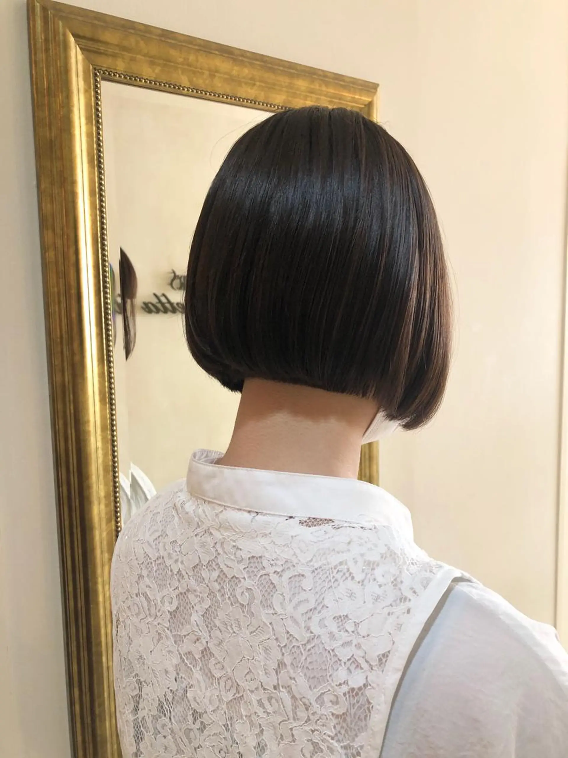 ショート 切りっぱなしボブ ボブ ショート/パーマ/ カラー/FUKOのヘアスタイル
