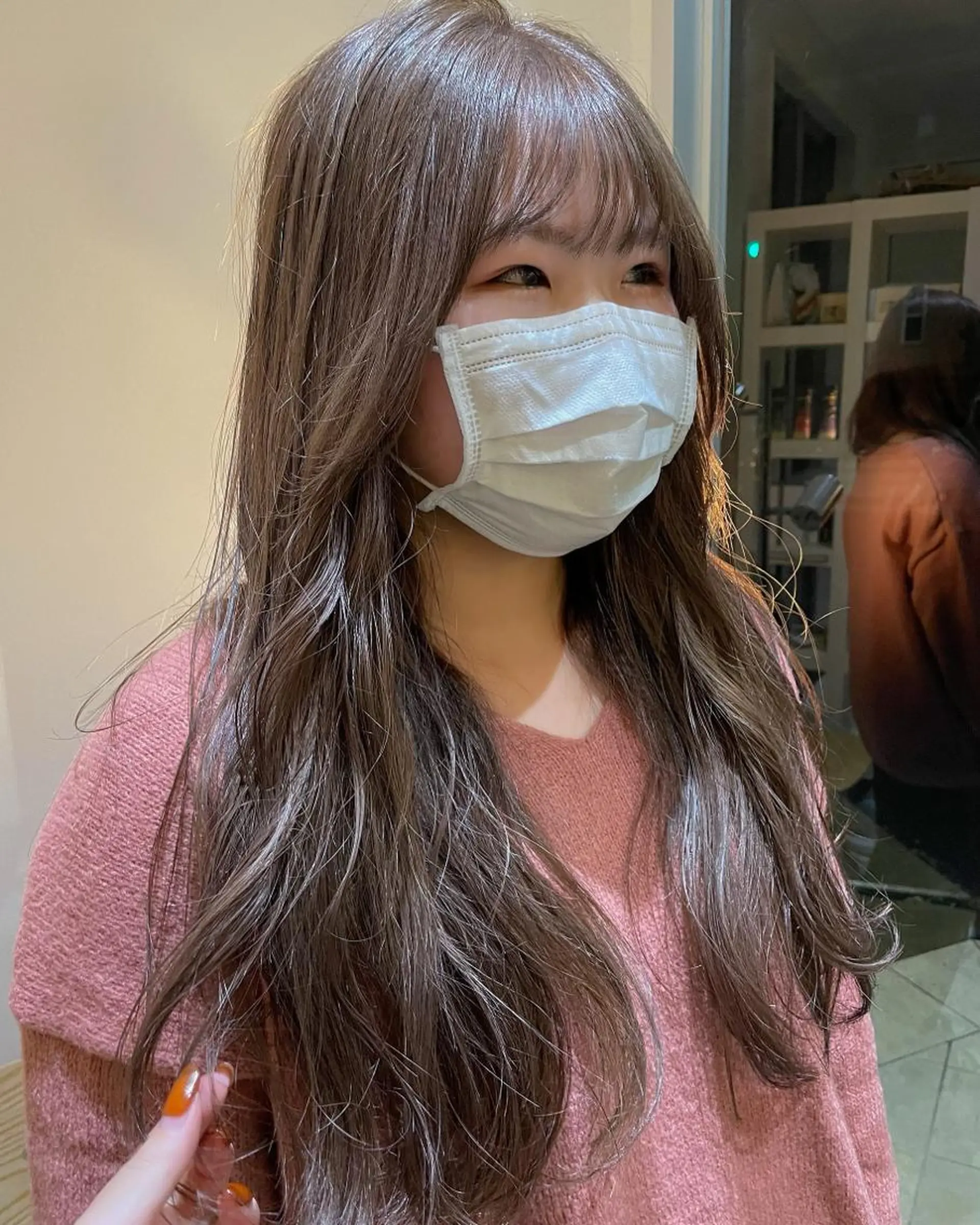 ロング カラー ヘアアレンジ mir所属・柿沼 未夢のヘアスタイル