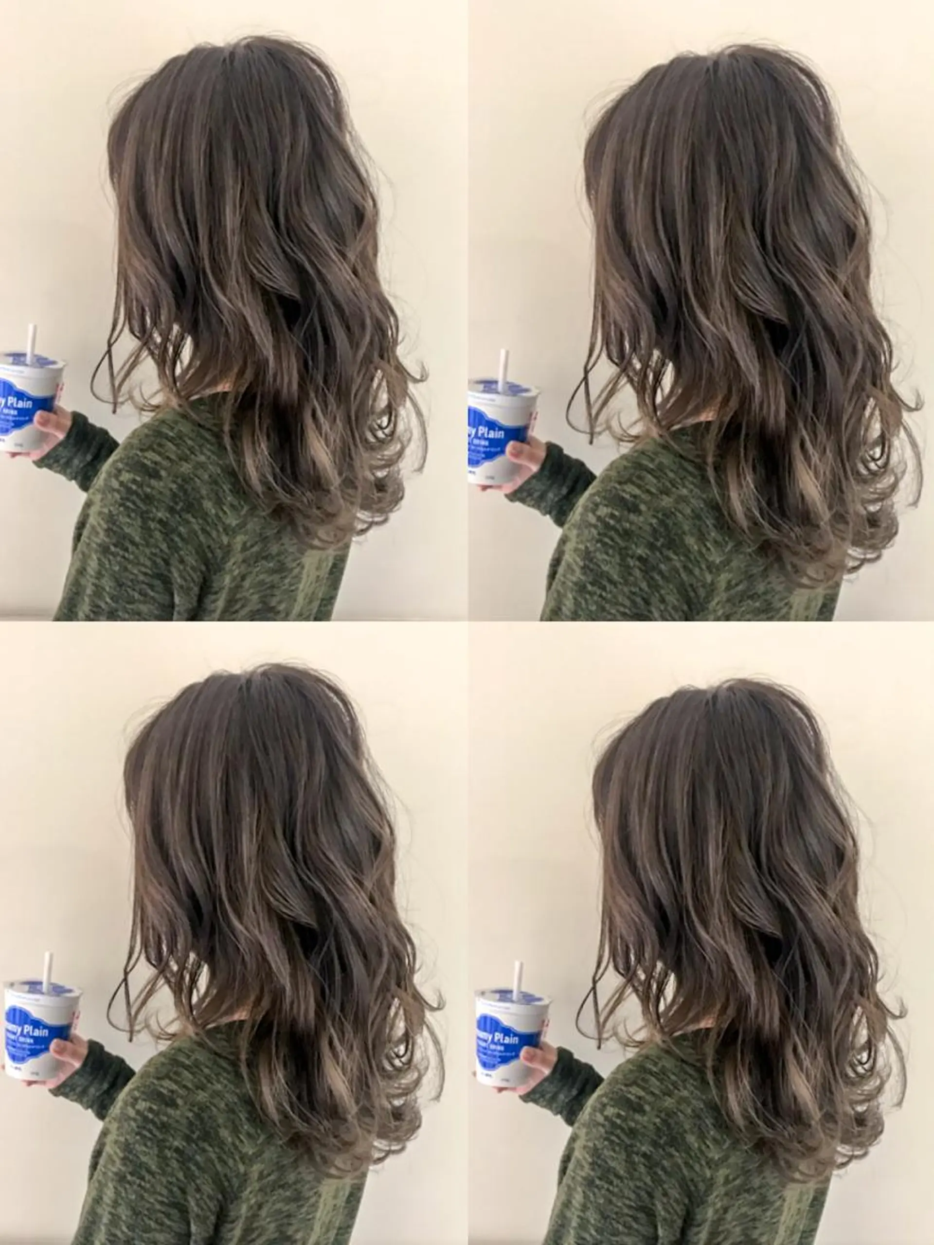 ロング カラー アッシュ アッシュグレー ベージュカラー ブリーチ ハイライトカラー ✂︎マンツーマン施術 ａｙｅ✂︎のヘアスタイル