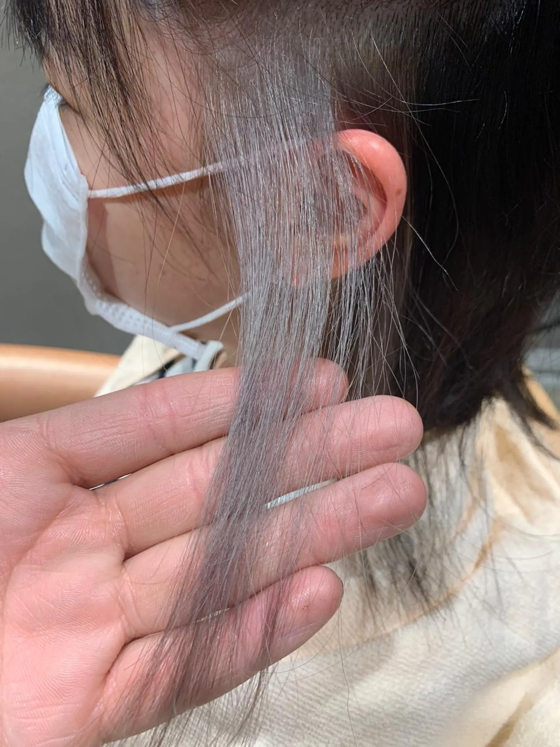 カラー ブリーチ ヘアカラー トリートメント 似合わせ松本 容政のヘアスタイル