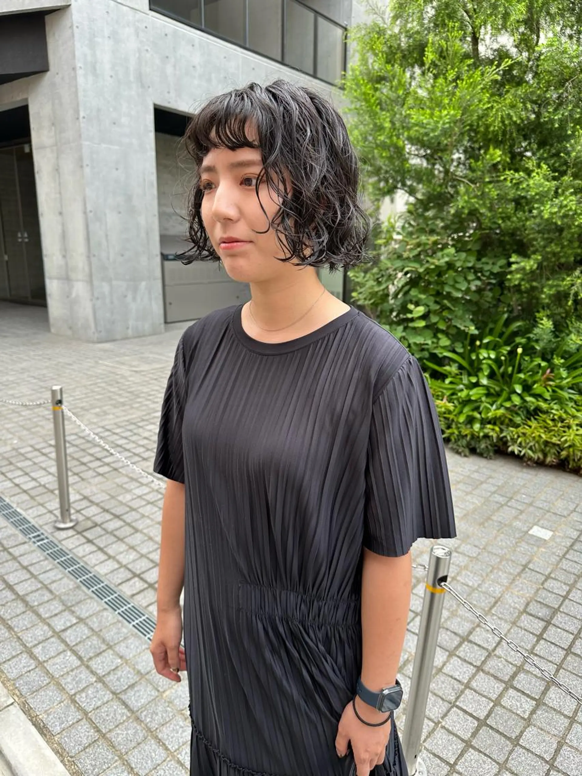 ショート カラー パーマ ヘアアレンジ メンズ キッズ マツエク・マツパ アイブロウ メンズパーマ ボブ カット ヘアカラー パーマ トリートメント パーマ/透明感カラー /ボブ/吉田一生のヘアスタイル