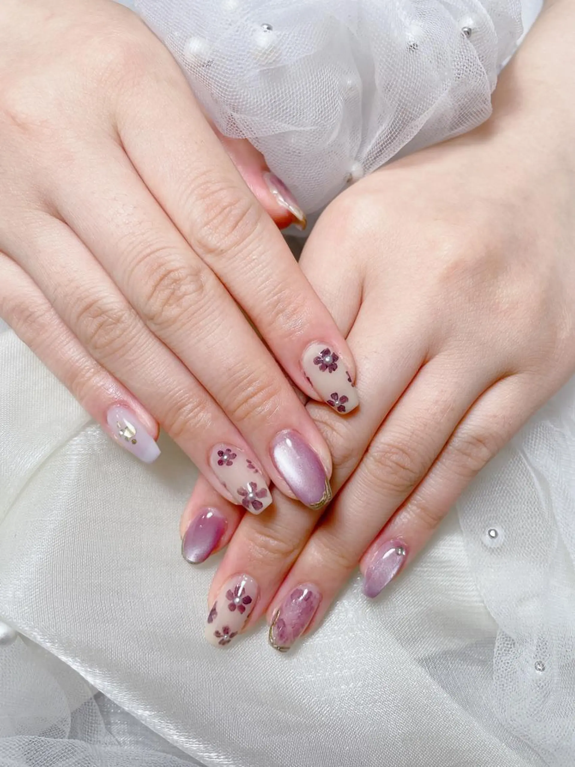 ネイル ハンドネイル ハンドケア 🎀長さだし船橋🎀 ネイルサロンのネイルデザイン