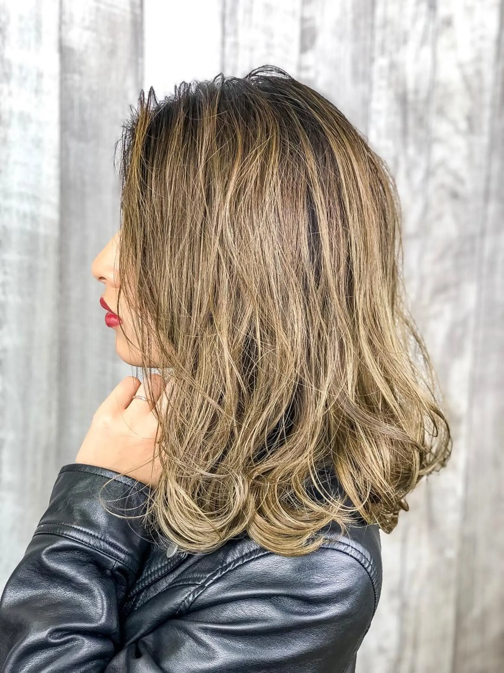 ミディアム ヘアカラー Reve Resort池袋のヘアスタイル