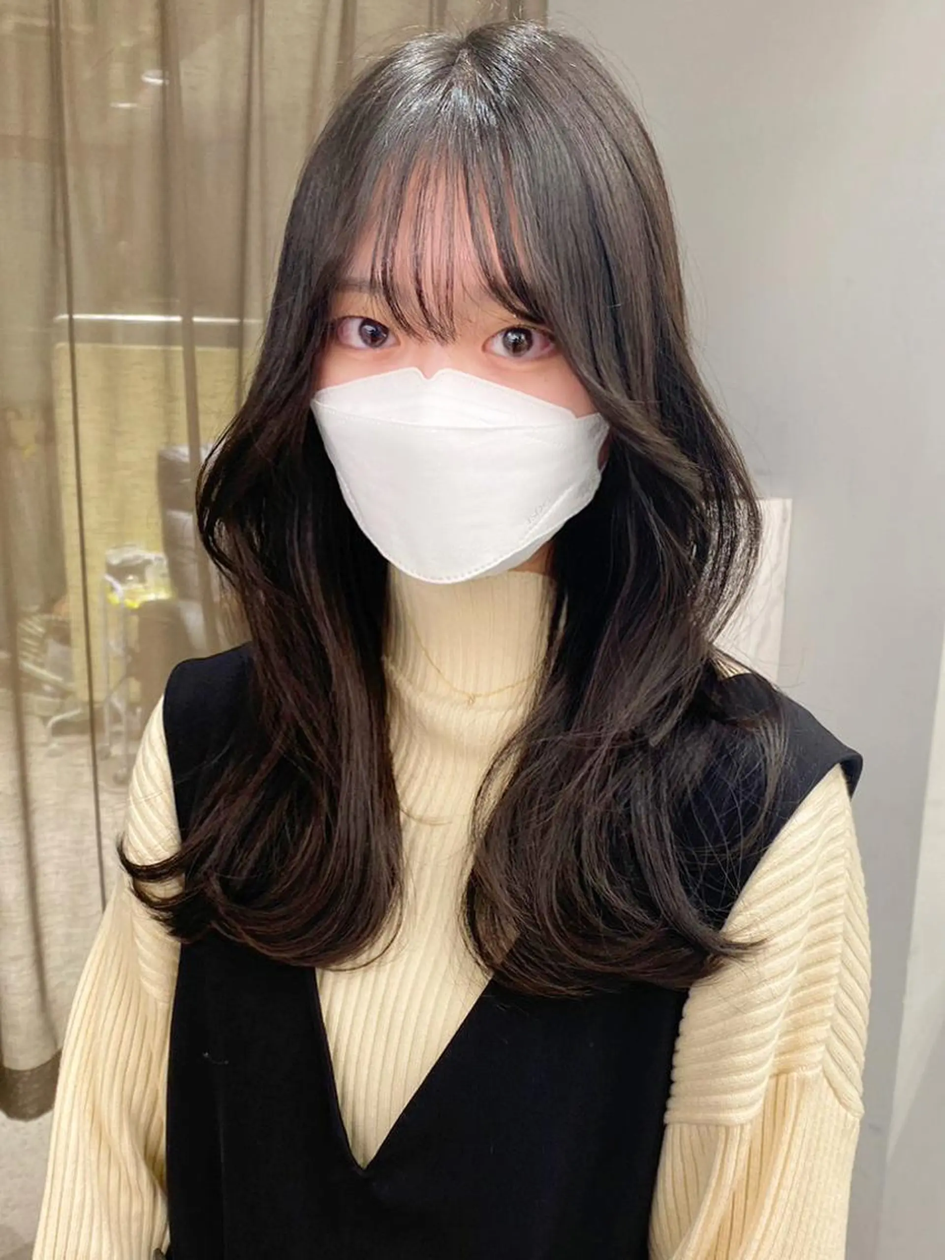 ロング カット トリートメント 京都レイヤーカット/ 縮毛矯正/羽柴りくのマツエク・マツパデザイン