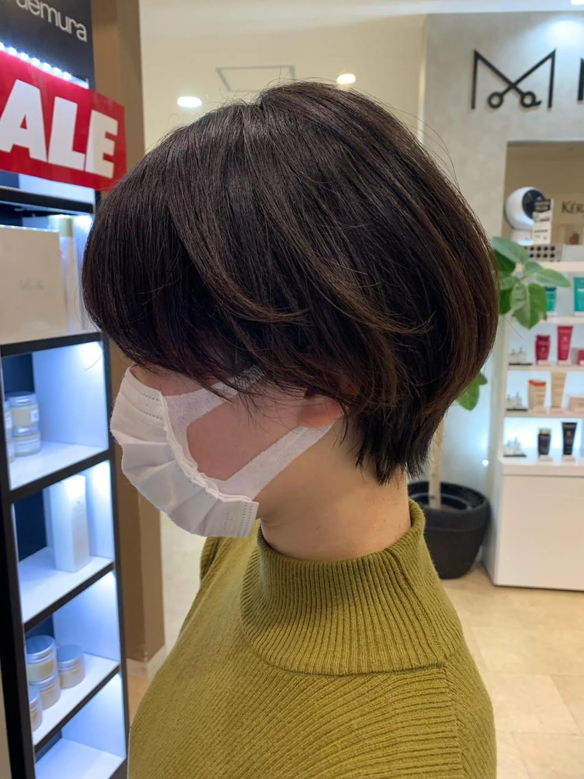 ショート カット ヘアカラー トリートメント ヘッドスパ 西新/siohair 似合わせ/石尾刻矢のヘアスタイル