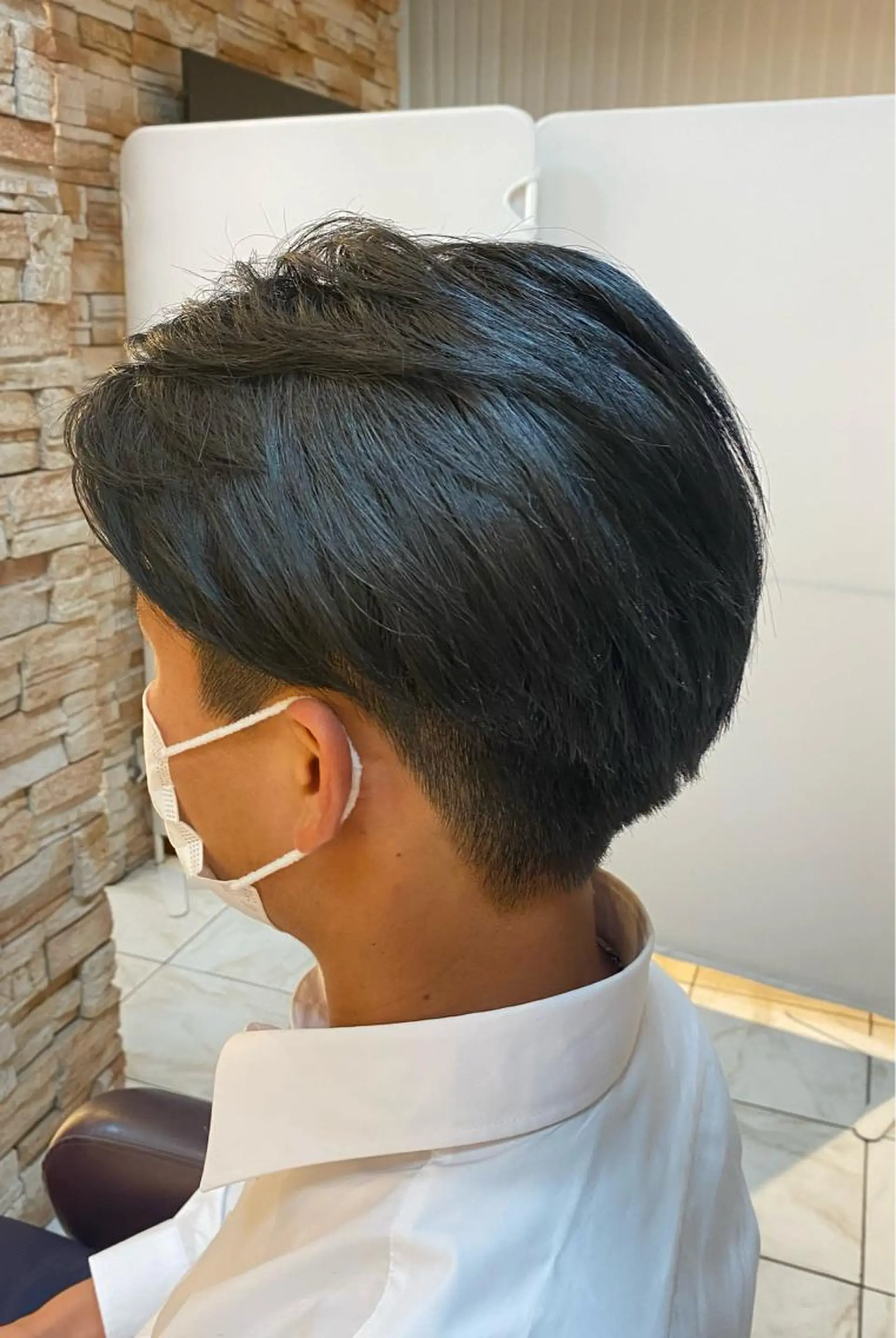 メンズ ビジネス ヘッドスパ 🐰ツヤ感カラー🐰 ななこのヘアスタイル