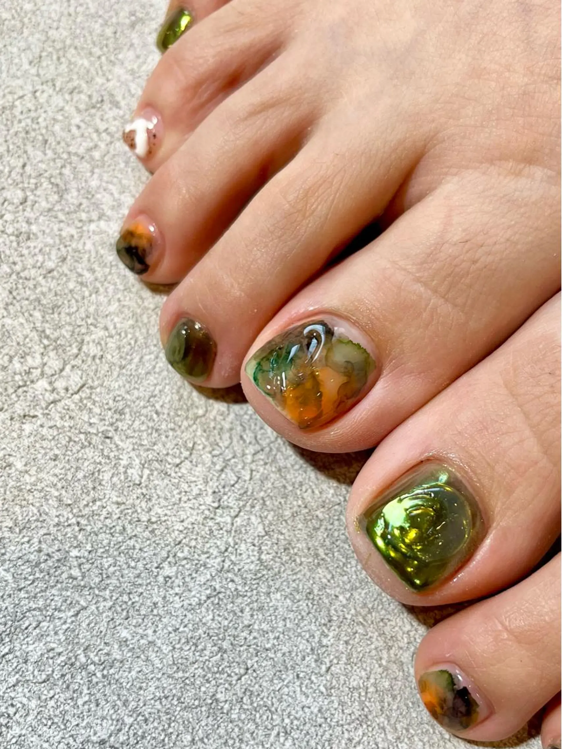 ネイル フットネイル 小河 仁美のネイルデザイン