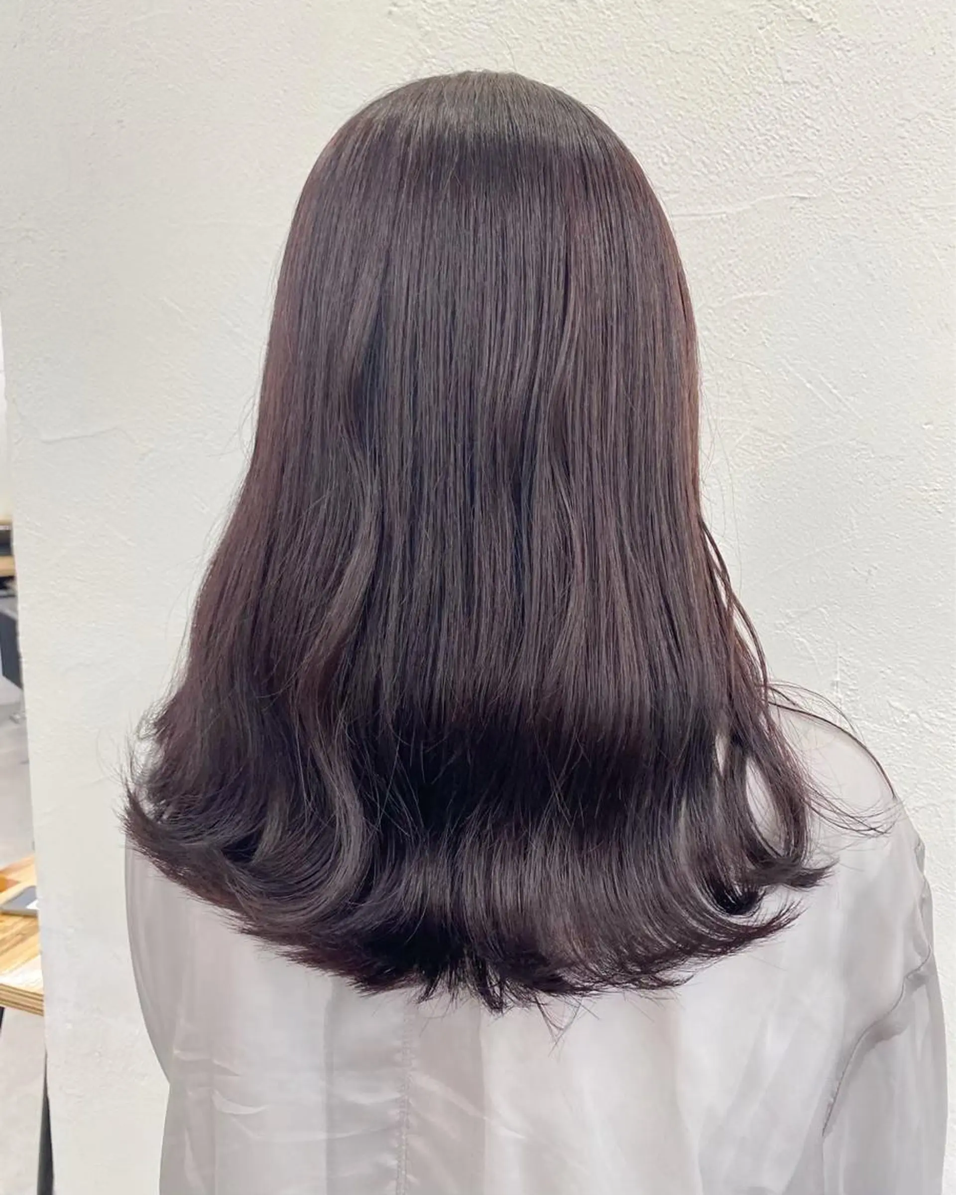 ミディアム カラー ブルーカラー ブルーグレー ブルーグレージュ グレージュ ブリーチダブルカラー 【koide】のヘアスタイル