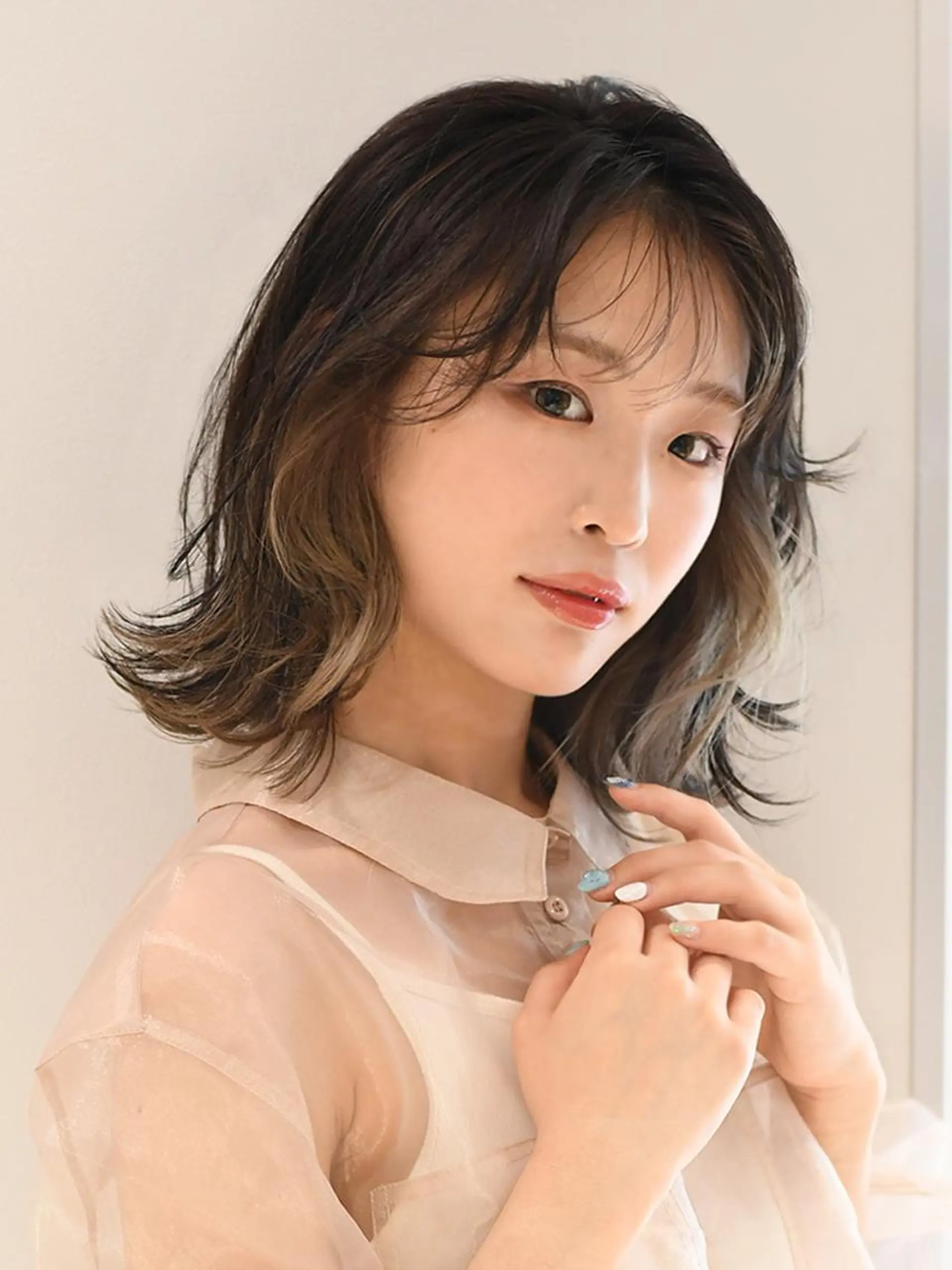 ミディアム 川上 春香のヘアスタイル