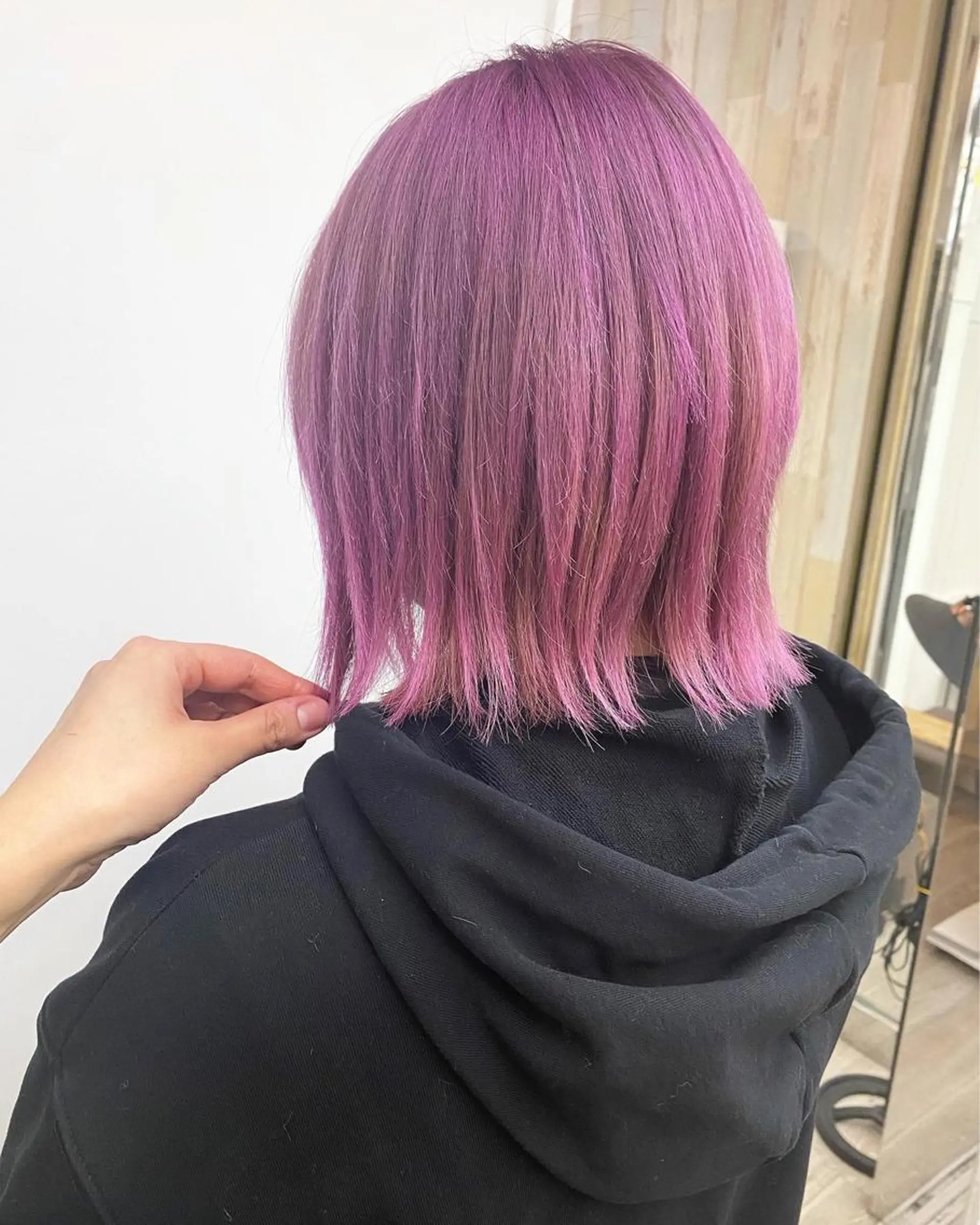 ショート カラー ヘアカラー トリートメント B3  SHARE SALON【ビースリーシェアサロン】所属・☀️透明感color KURO☀️のヘアスタイル