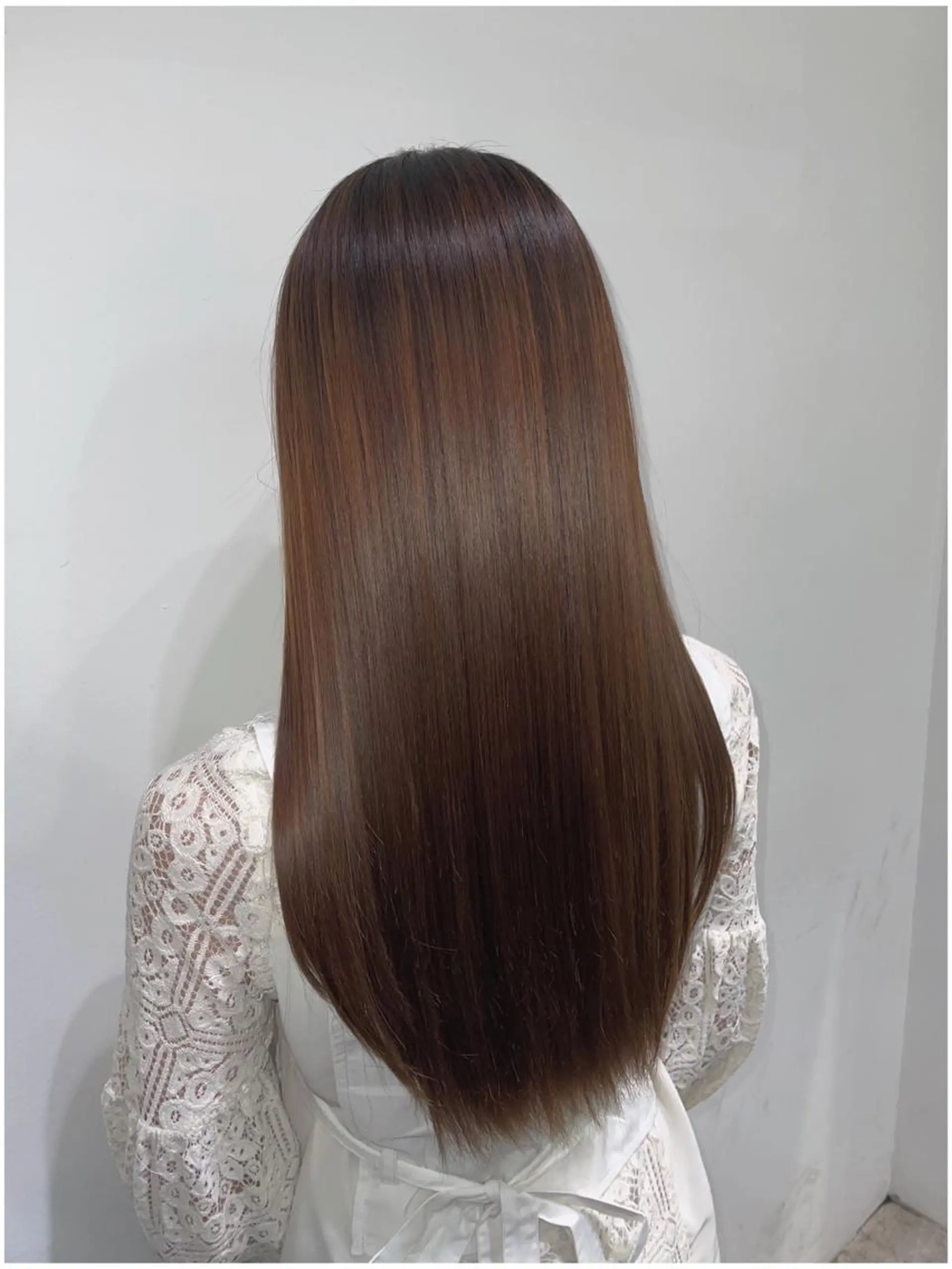 ロング 髪質改善 縮毛矯正 トリートメント answer銀座 店長💐HIDEのヘアスタイル