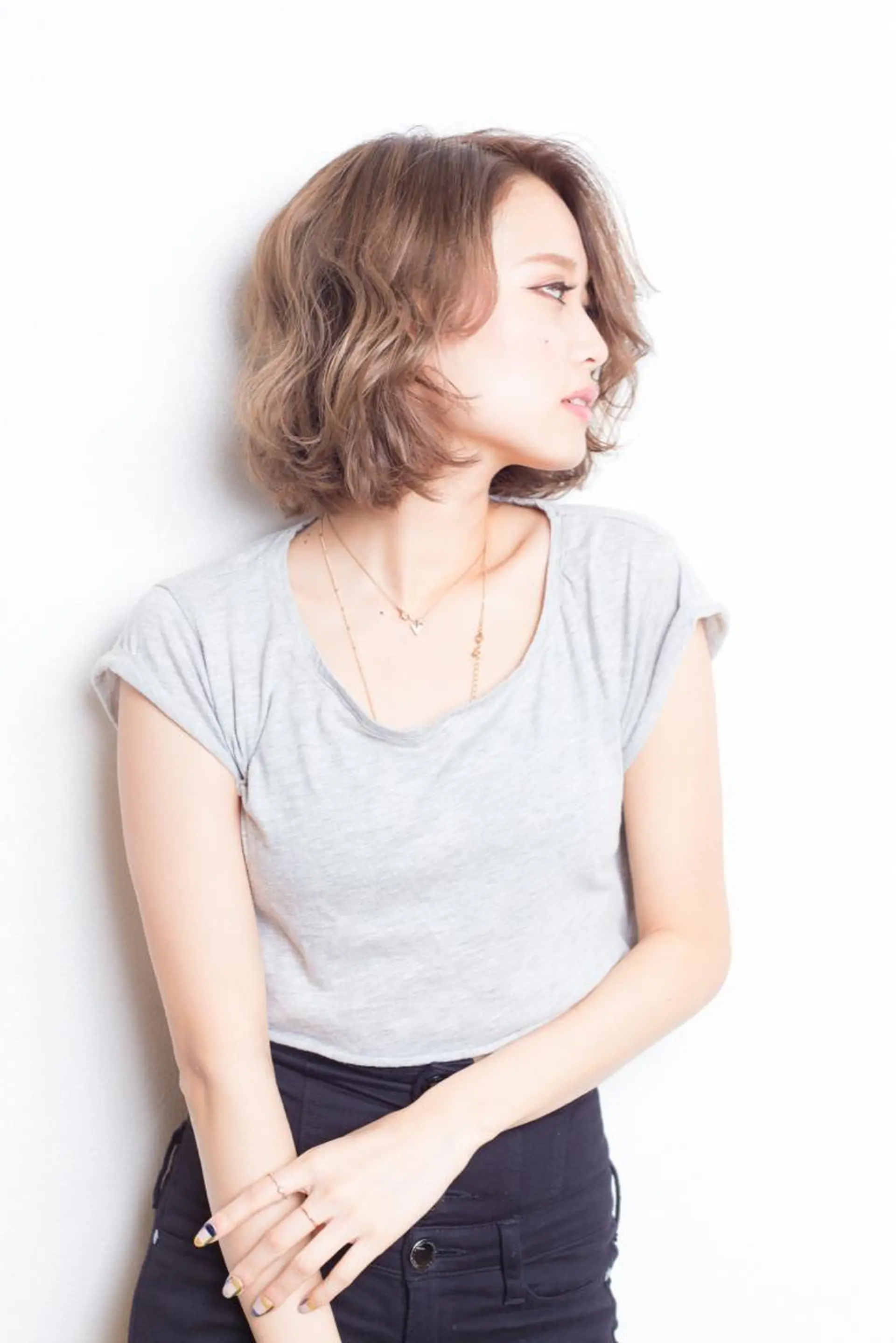 ミディアム ミディアムパーマ ボブ くびれヘア エクステ ハイライト エリアNo.1人気✨ ブリッツレボルト☘️のヘアスタイル