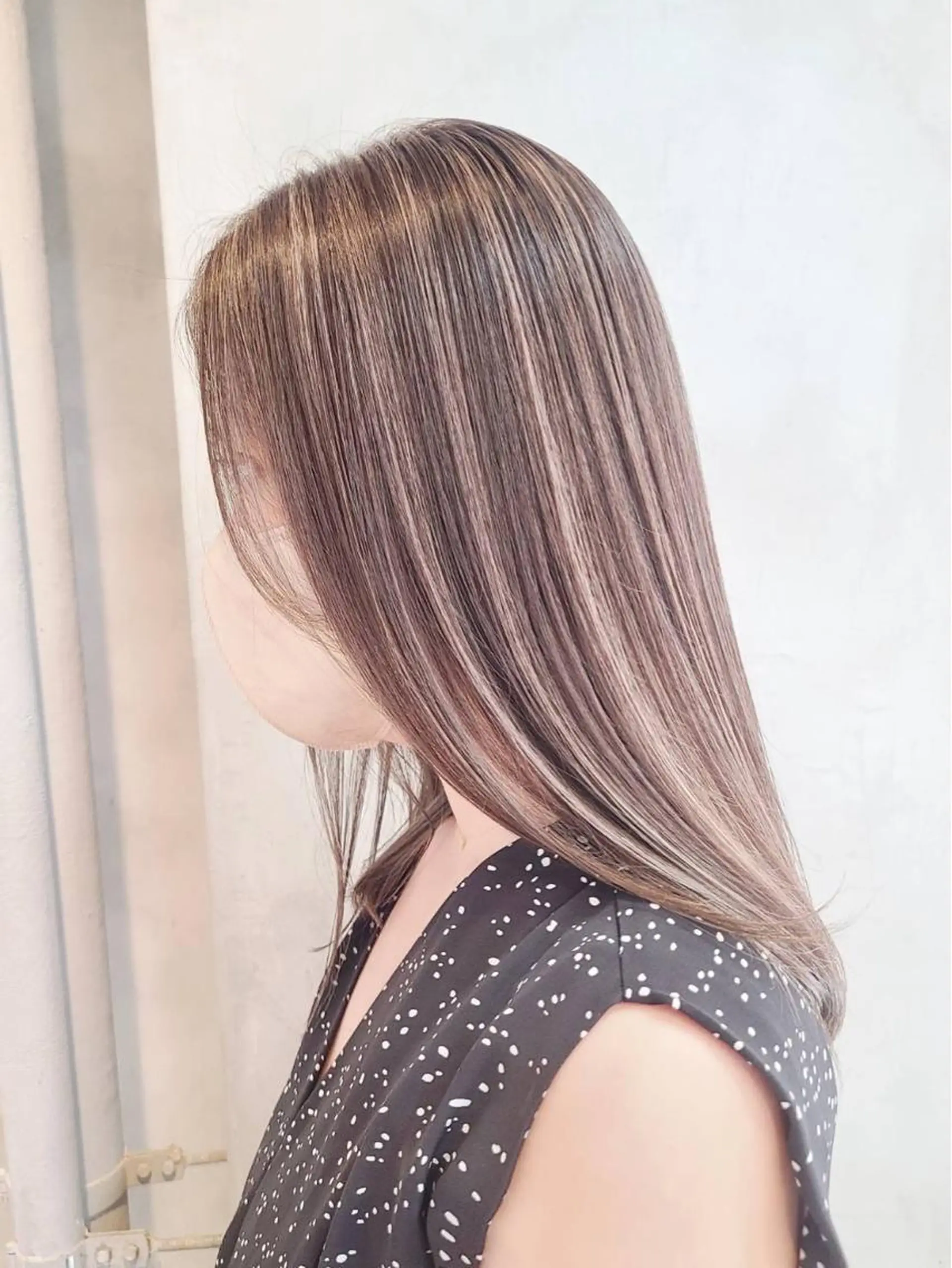 ロング カラー ハイライトカラー ハイライト ヘアカラー 仲井間　賢雄 fifthのヘアスタイル