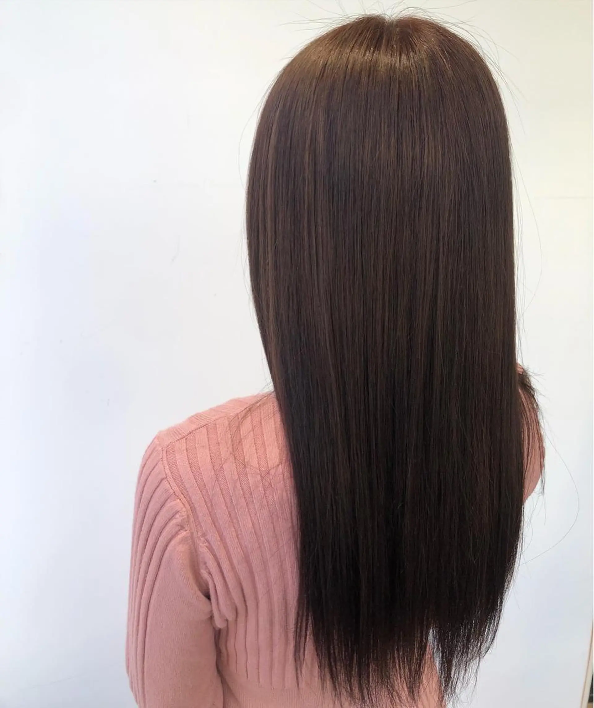 ロング カラー ブリーチ ブラウンカラー ブリーチなしカラー ピンクカラー ピンクブラウン dogstar小林諒 レイヤー/パーマのヘアスタイル