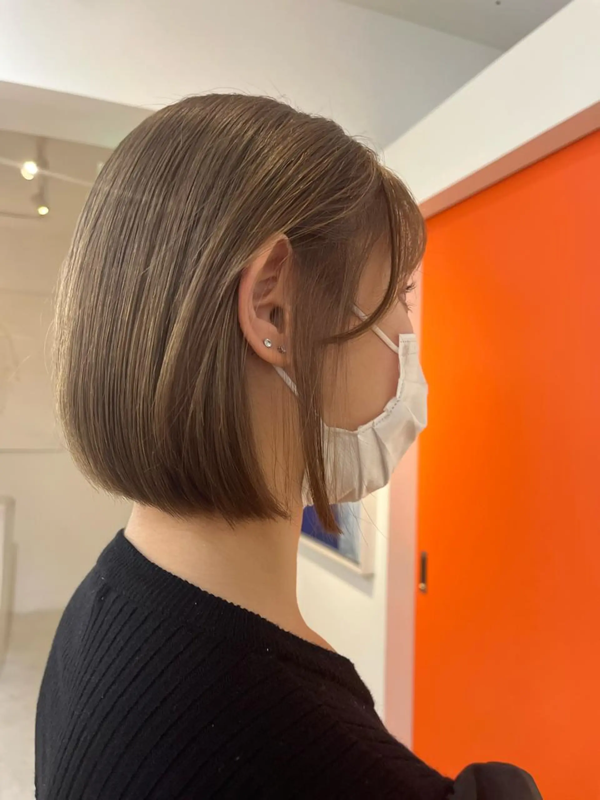 ショート カラー ベージュカラー ミルクティーベージュ 🫧tomoka 透明感カラー🫧のヘアスタイル