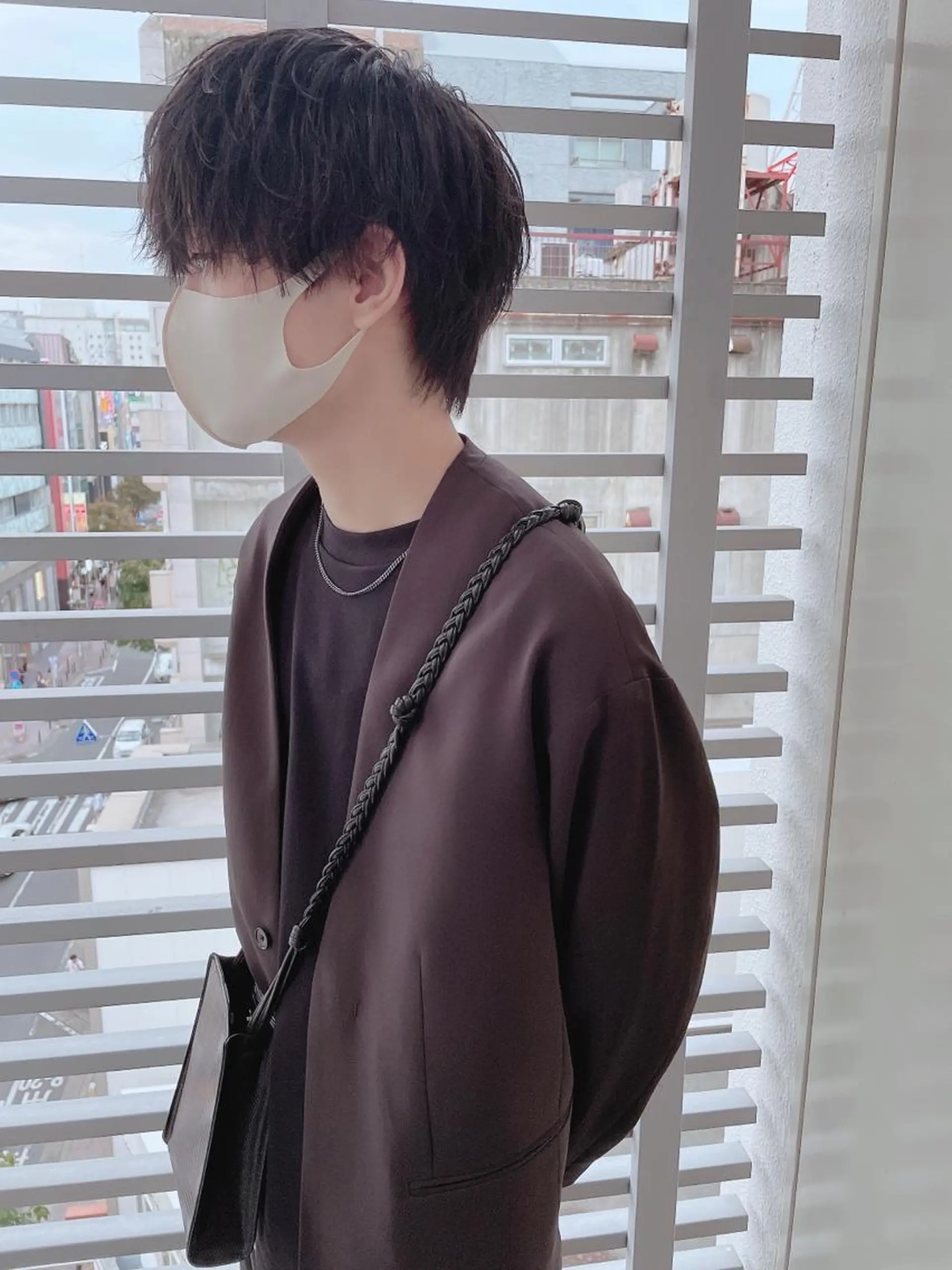 ミディアム カラー ヘアアレンジ メンズ カット ヘアカラー メンズZina代表 田端 麗治のヘアスタイル