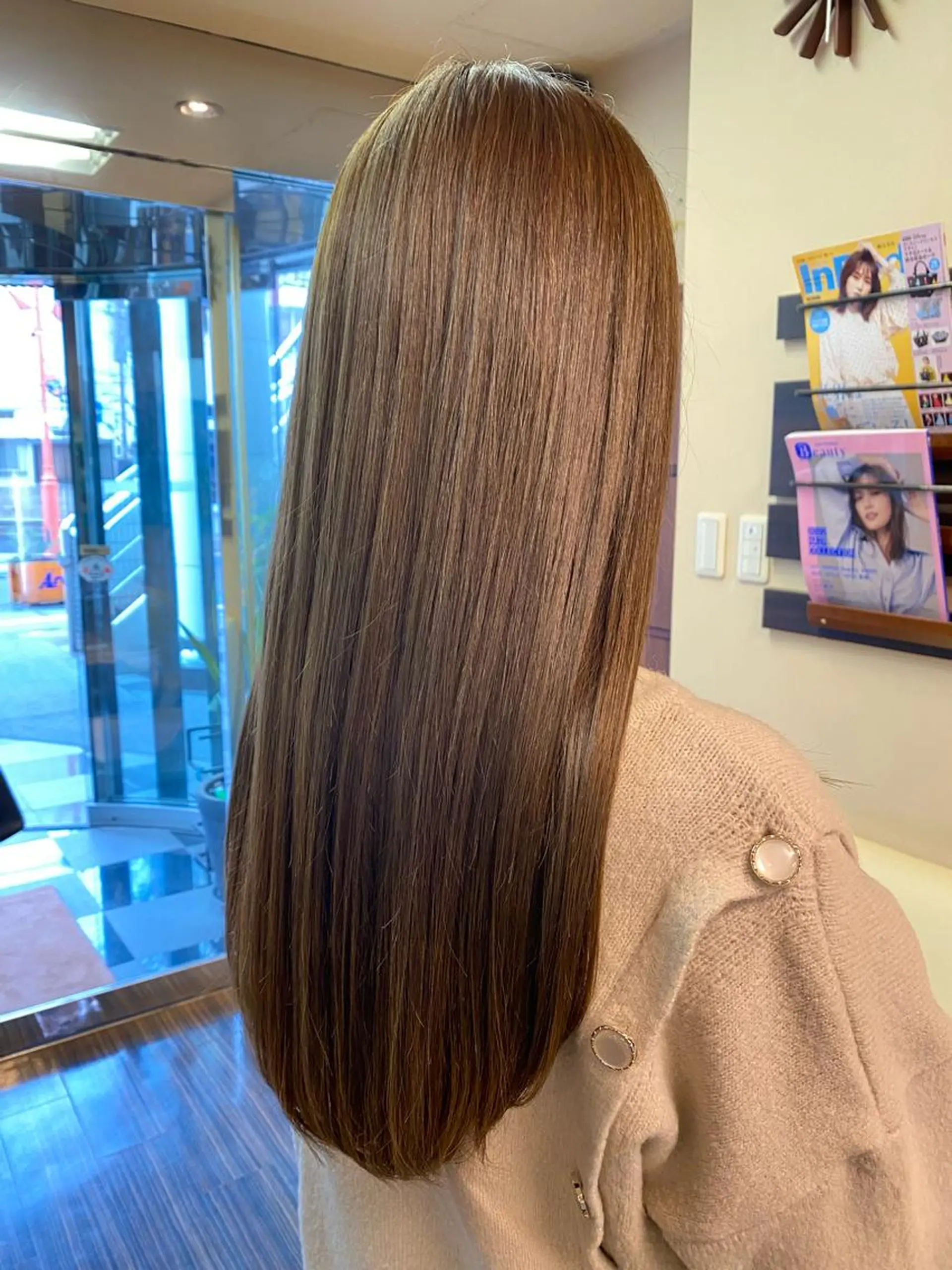 ロング カラー ヘアアレンジ ヘアカラー トリートメント 加藤 瑠美のヘアスタイル