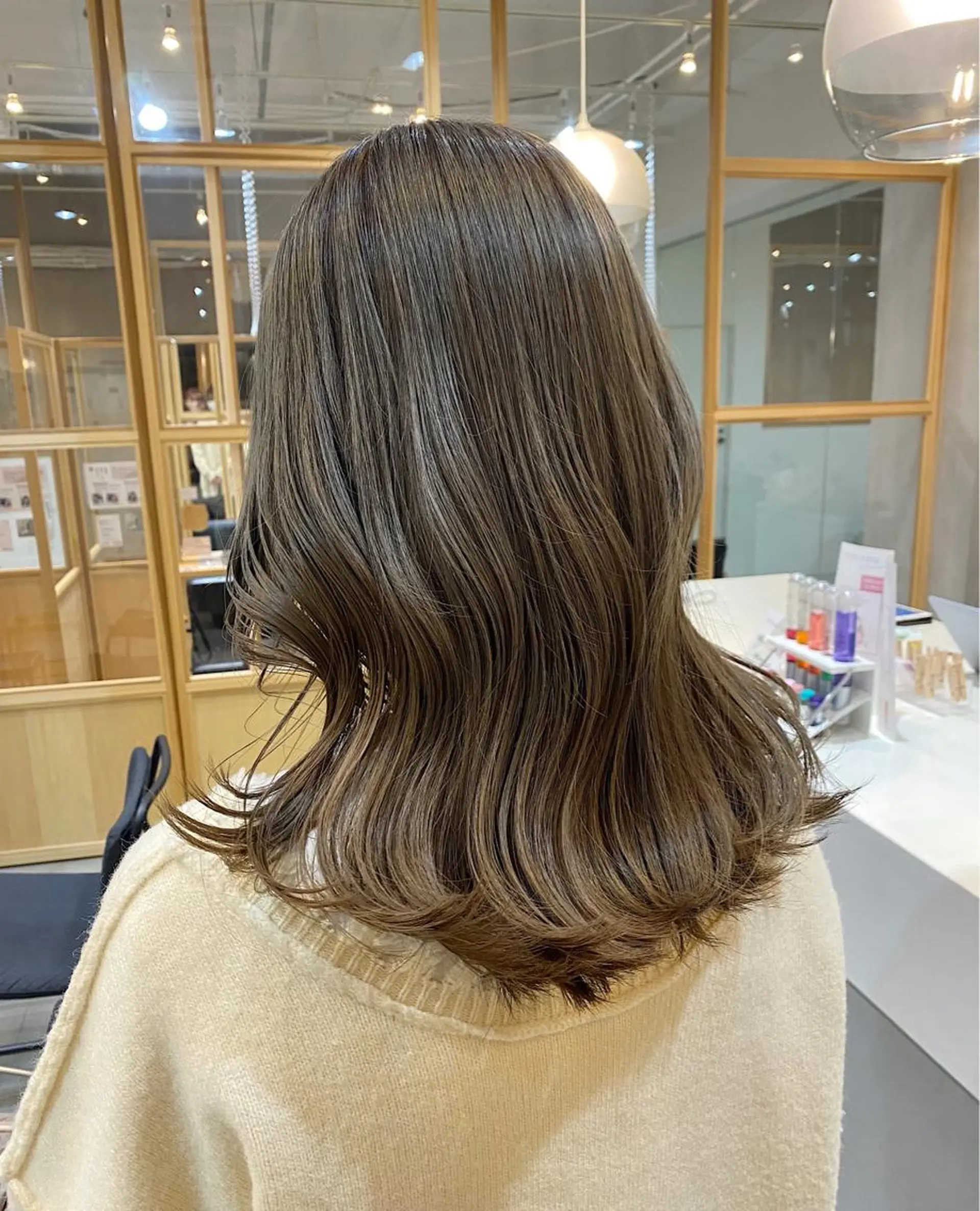 ロング ヘアカラー トリートメント ヘッドスパ 🌼FERIA梅田 shiho🌼のヘアスタイル