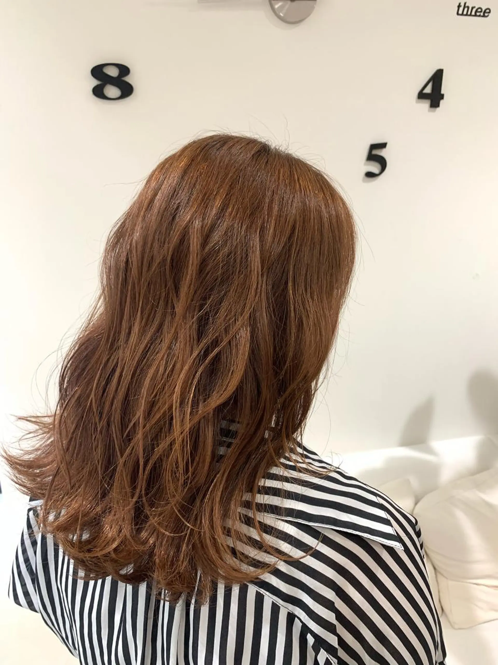 セミロング カラー カット ヘアカラー 松吉 純平のヘアスタイル