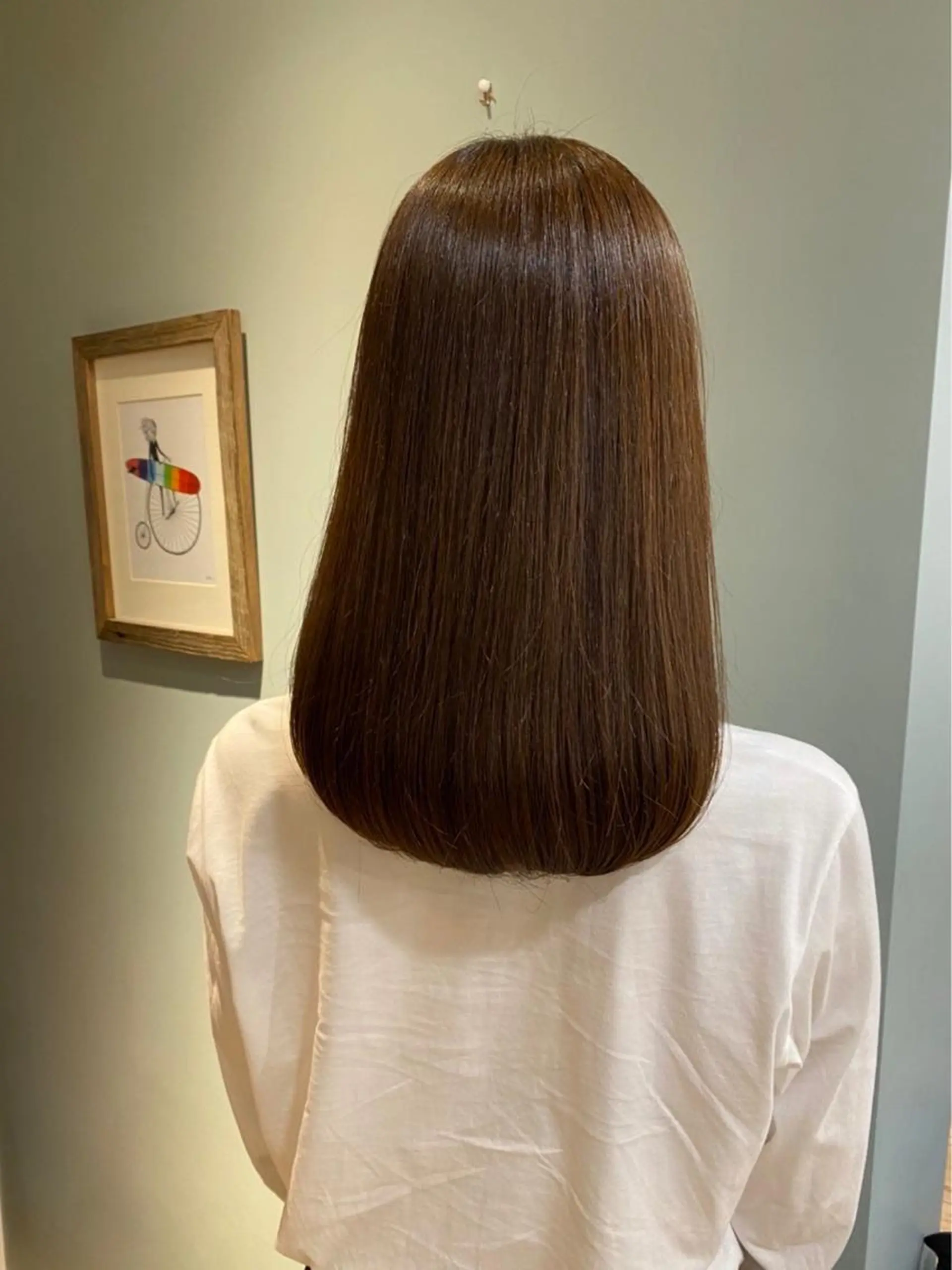 セミロング 宮澤 泉のヘアスタイル