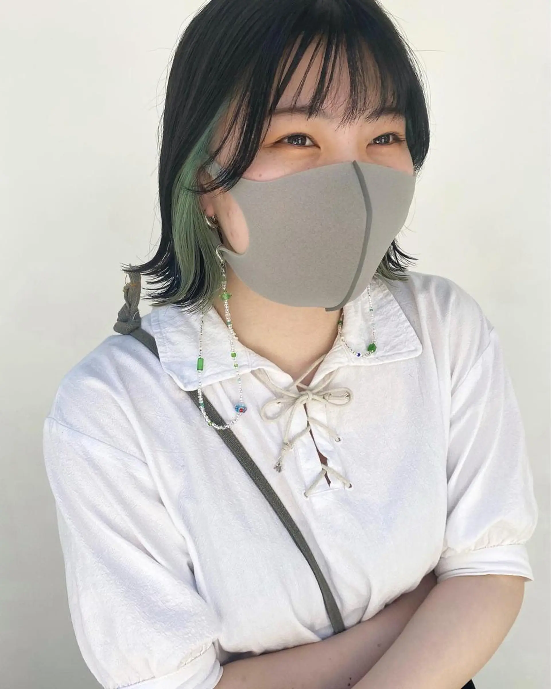 ショート カラー ブリーチ ヘアカラー トリートメント ヘッドスパ tonari 梅田、中崎町のヘアスタイル