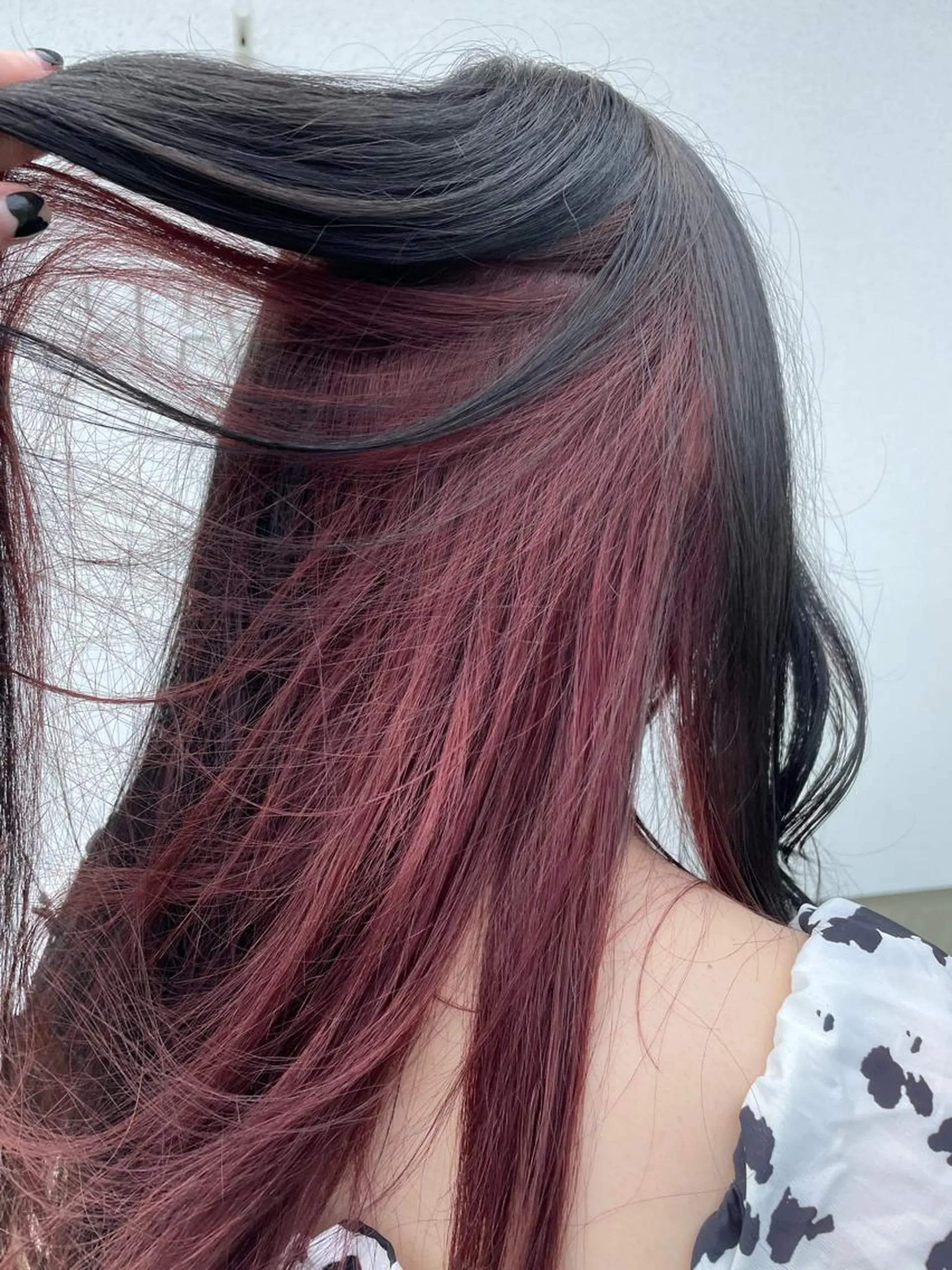 ロング カラー ヘアカラー SOU所属・ふるかわ れなのヘアスタイル