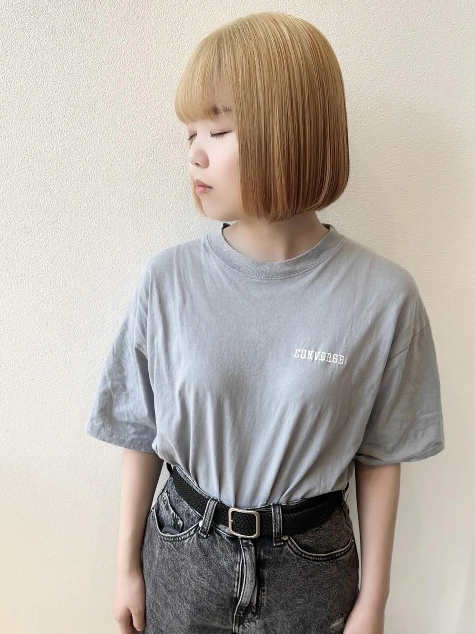 ショート カット ヘアカラー トリートメント MYRTLE TSUNODAのヘアスタイル