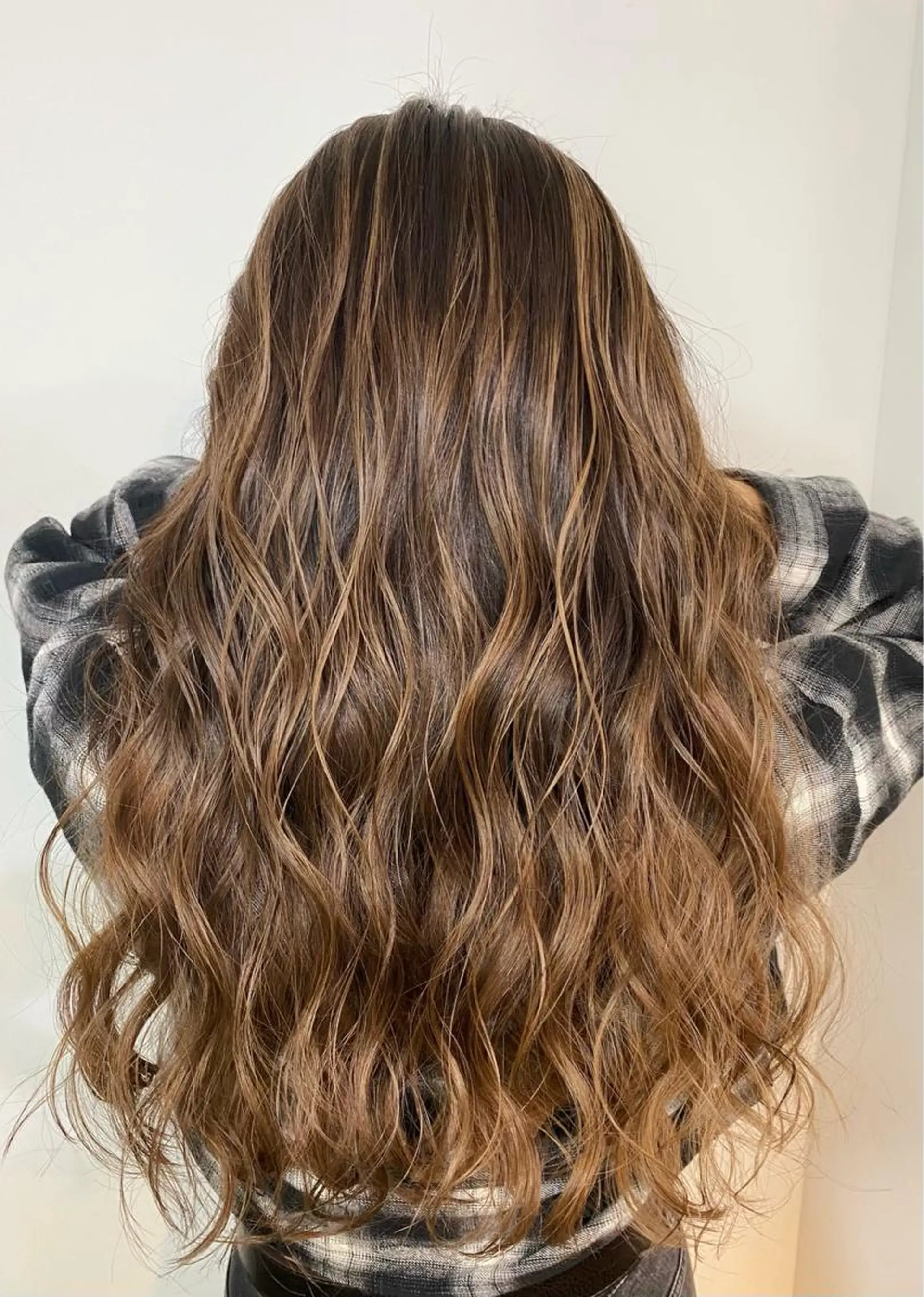 ロング かきあげバング レイヤーカット カット ヘアカラー 似合わせ/ショート ◎工藤のヘアスタイル