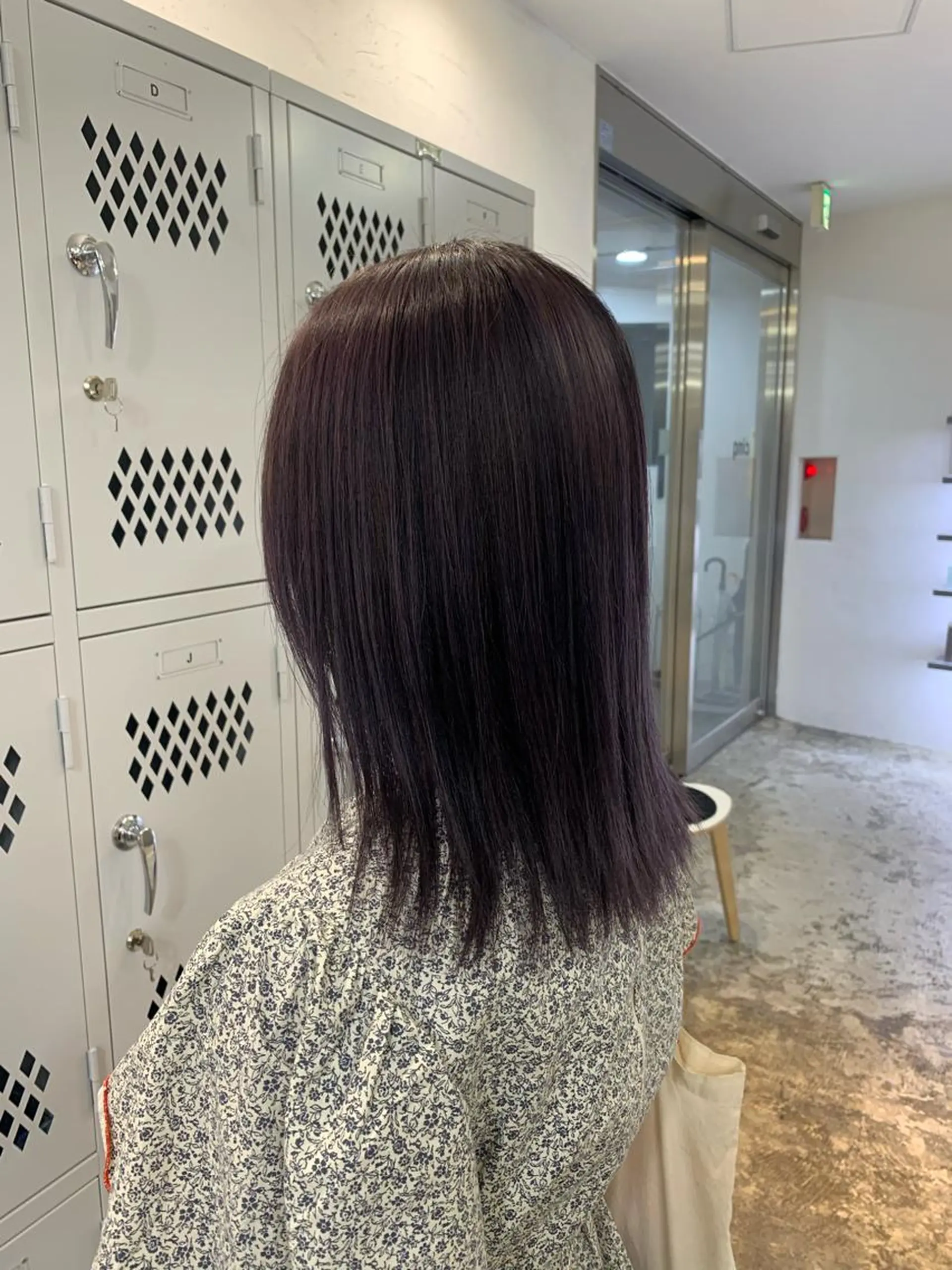 セミロング カラー バイオレットカラー ヘアカラー トリートメント fit /HONOKAのヘアスタイル
