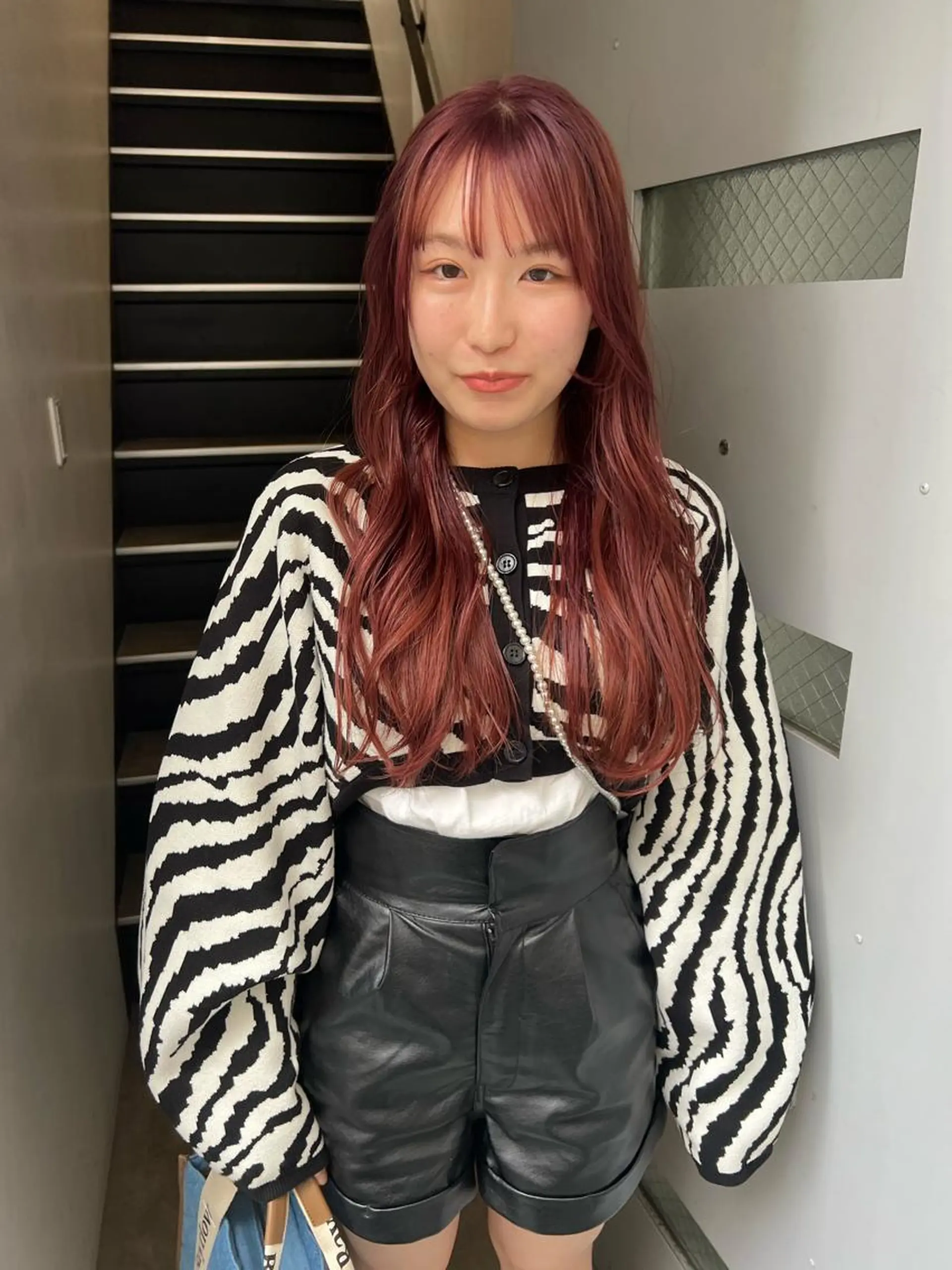 ロング カラー レイヤーパーマ/ 顔周りカット🎀メイのヘアスタイル