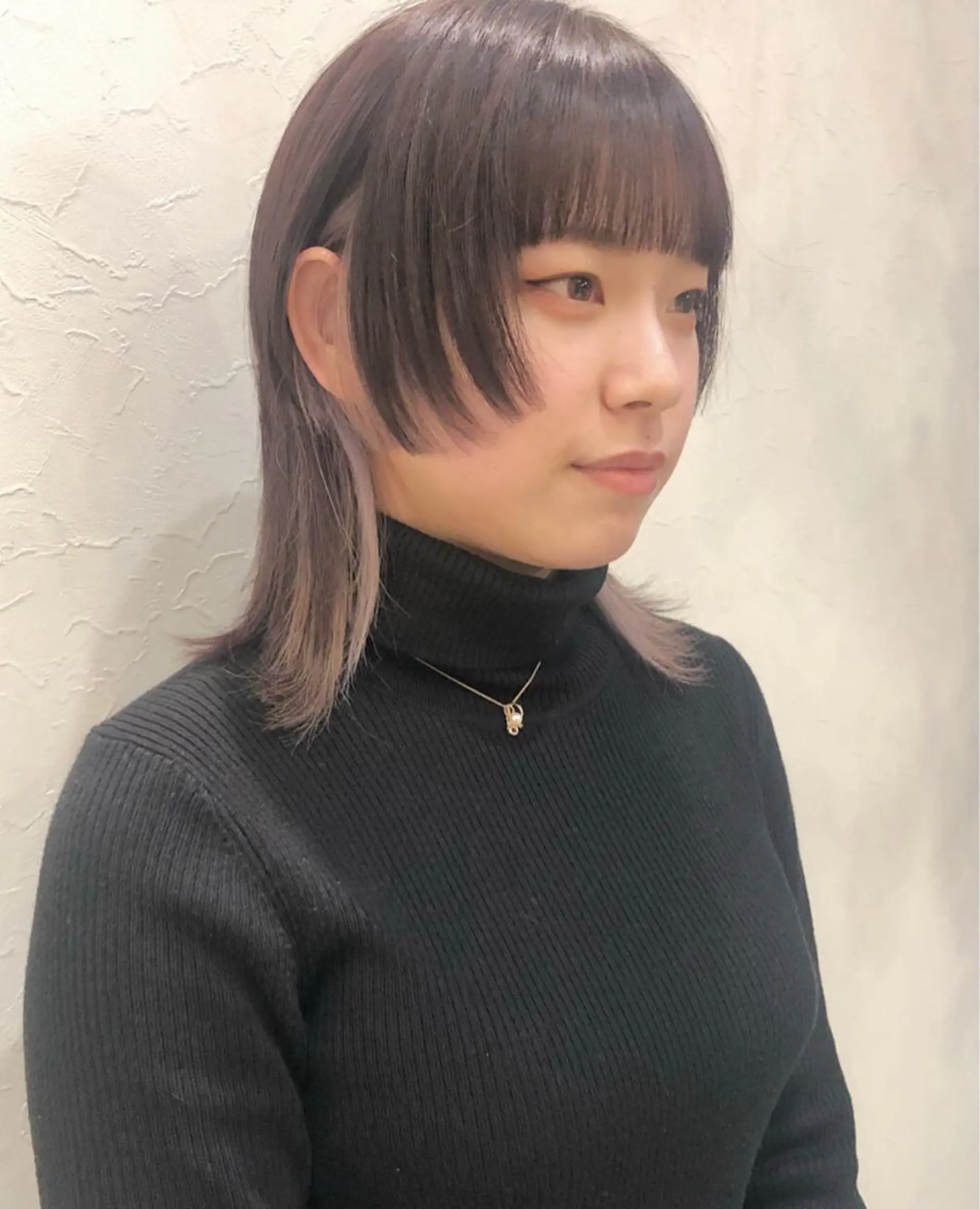 セミロング カラー nakahara madokaのヘアスタイル