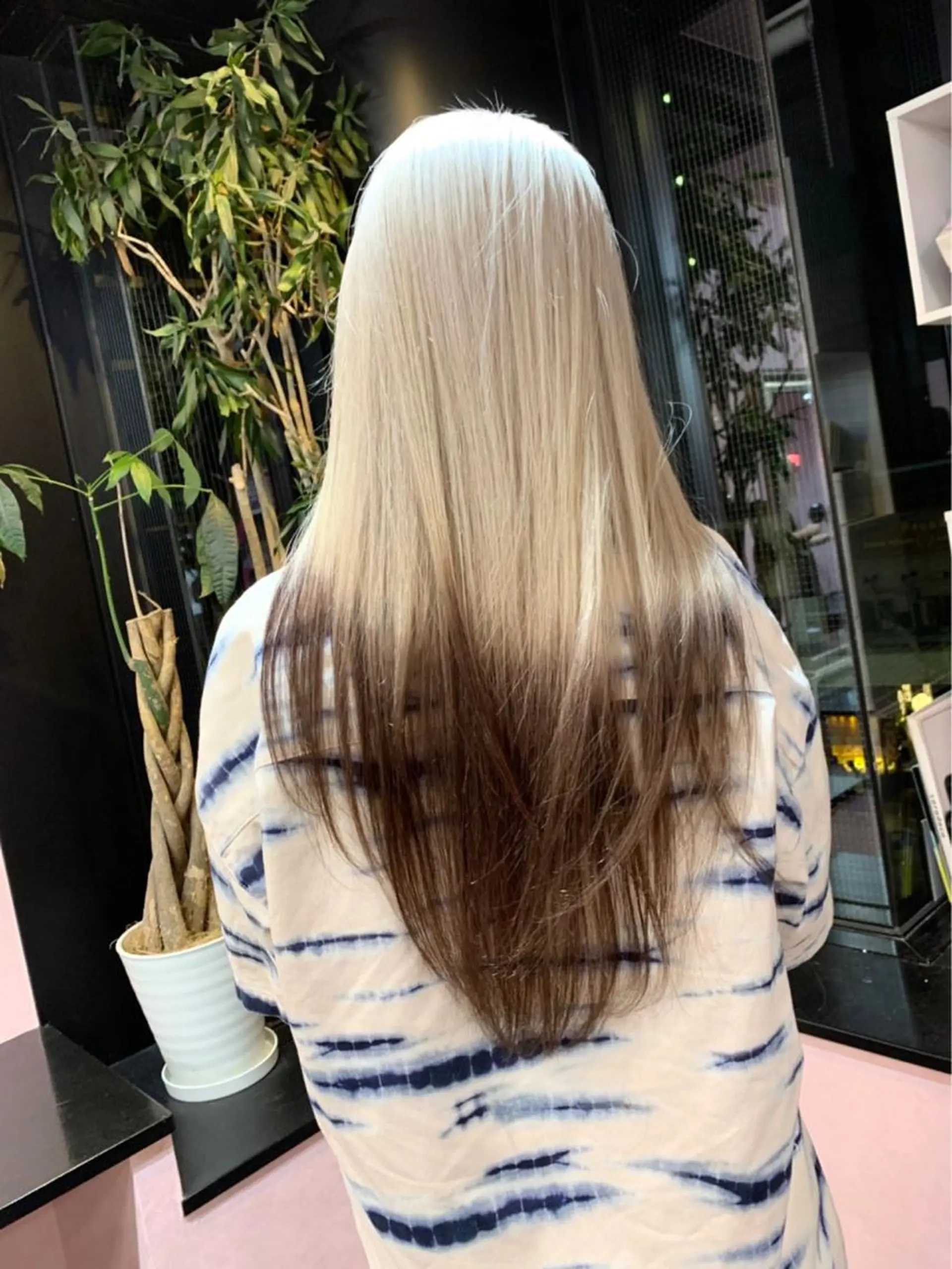ロング カット ヘアカラー トリートメント ヘッドスパ Selene 難波店 店長SHINTANIのヘアスタイル