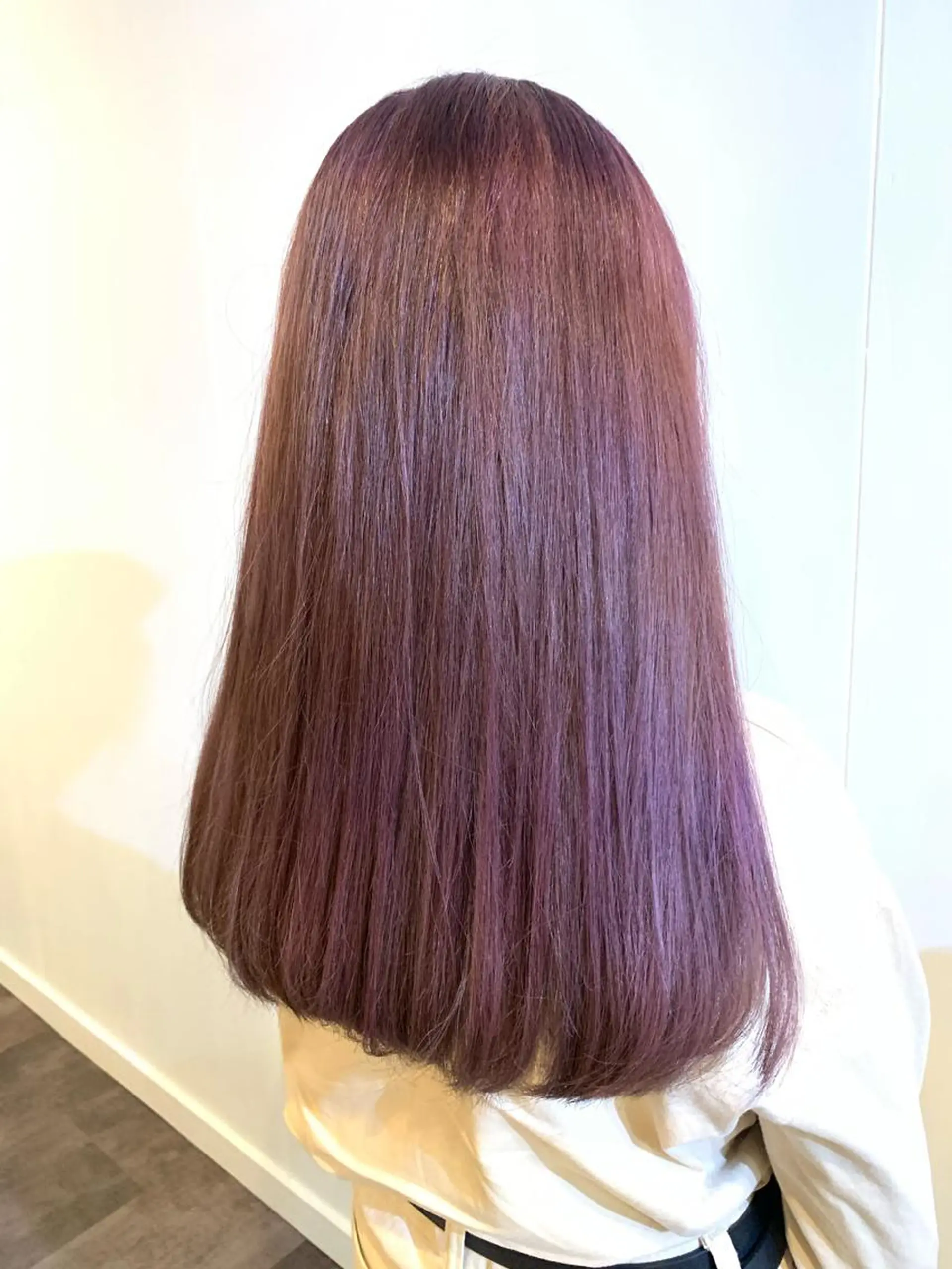 ロング カラー ヘアアレンジ 成人式 ブリーチ 佐藤 実咲のヘアスタイル