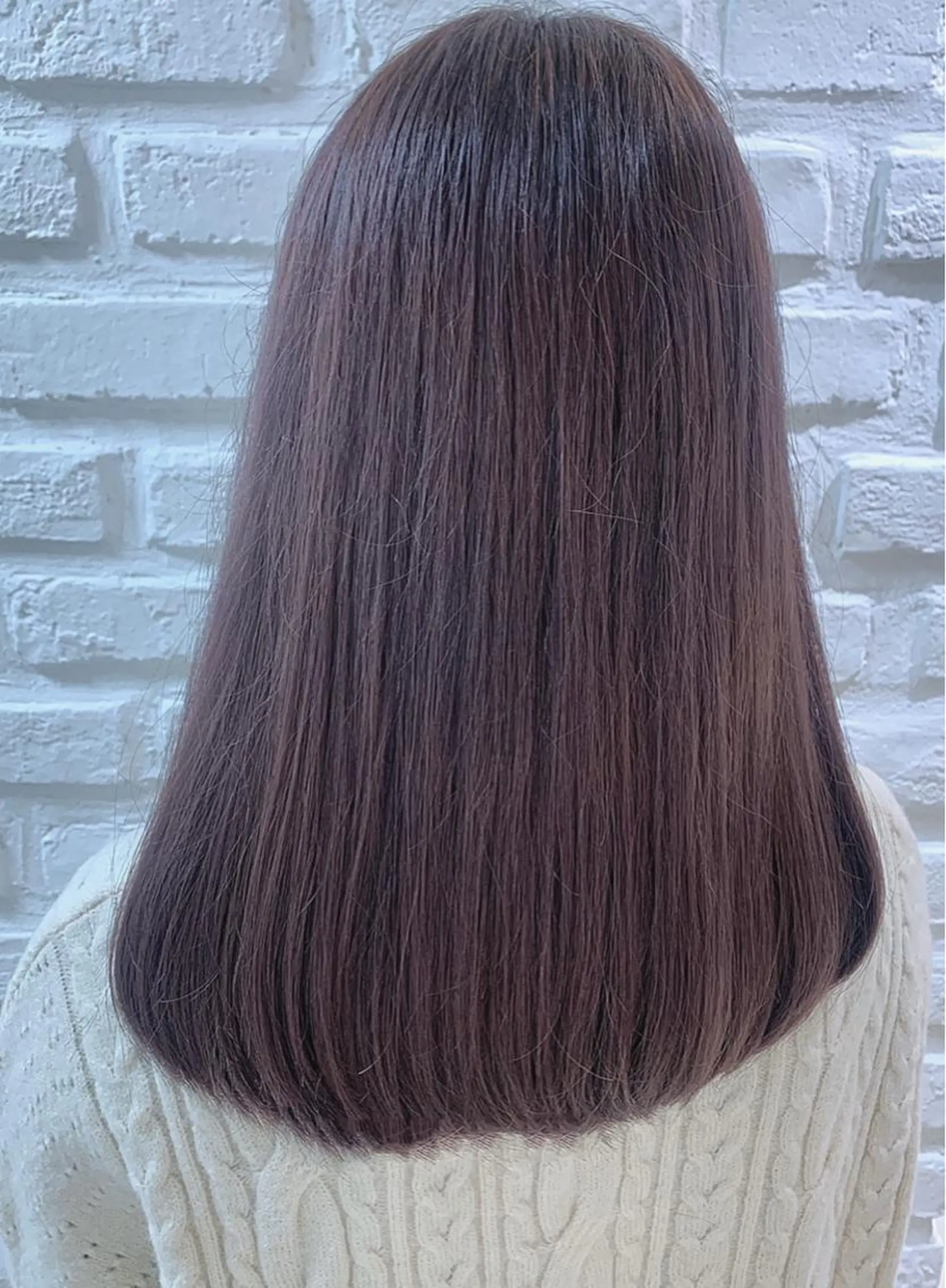 セミロング カラー アッシュ ブリーチ イルミナカラー ピンクカラー ピンクアッシュ ヘアカラー トリートメント 【デザインカラー】 粥川佳日望のヘアスタイル