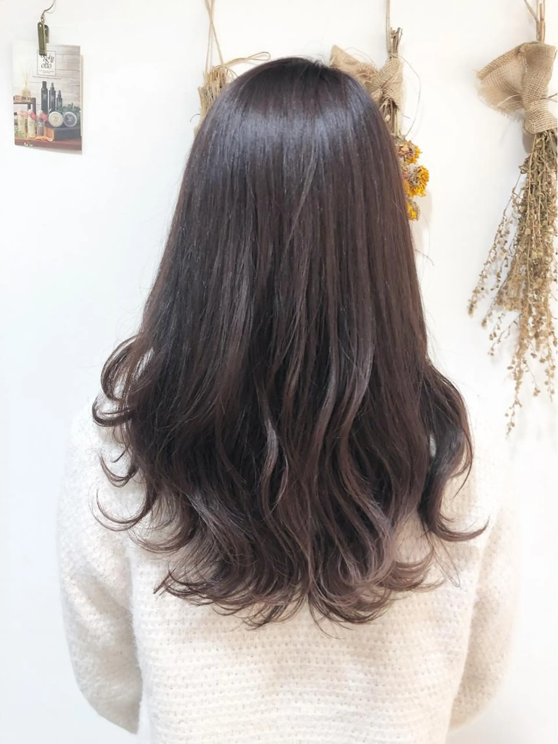 ロング カラー ベージュカラー ブリーチ ディープラベンダー グレージュ ラベンダーカラー 門田 恭弥のヘアスタイル