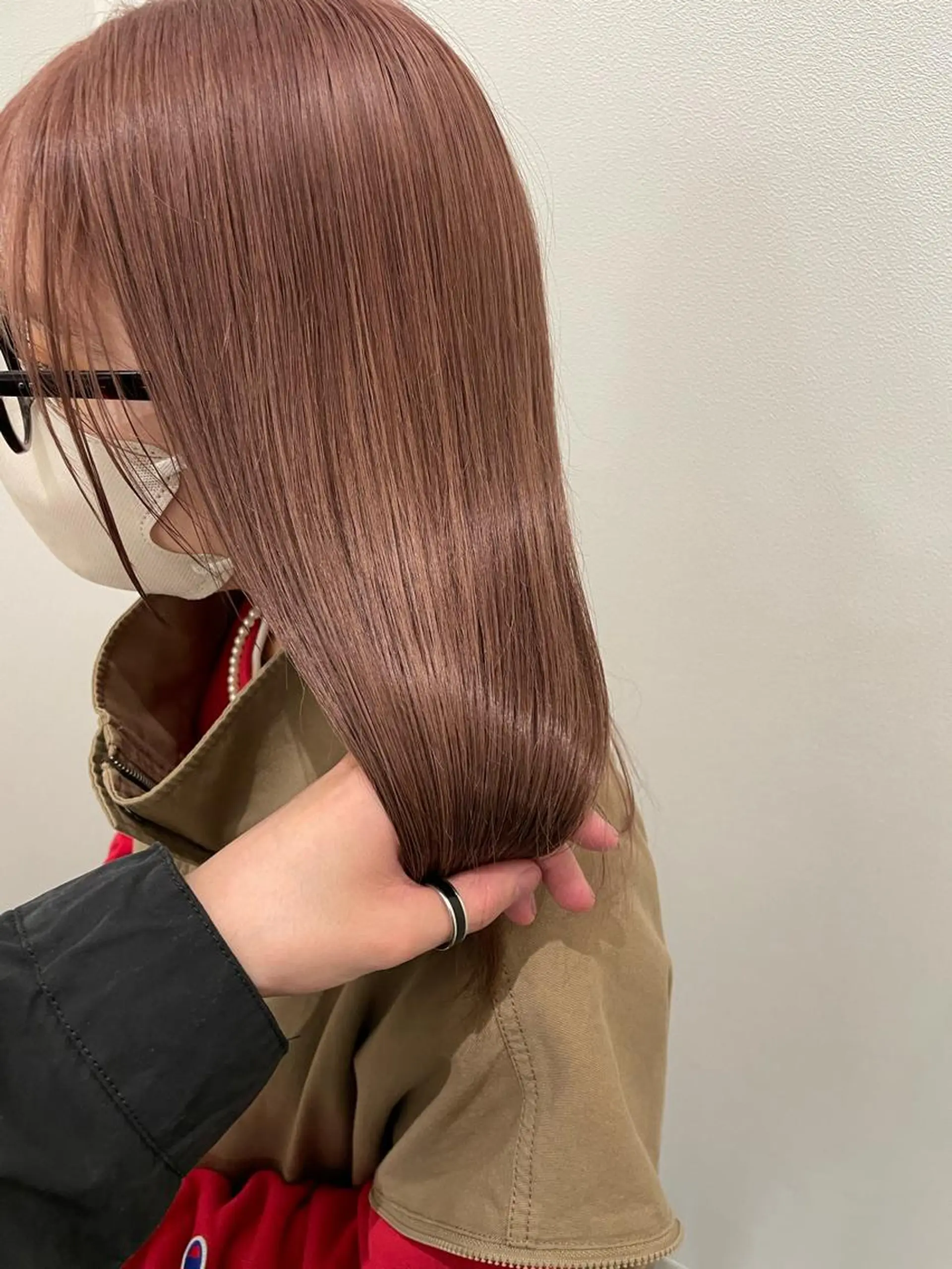 セミロング カラー ベージュカラー i.+sapporo所属・ショート/レイヤー /札幌/小山内のヘアスタイル