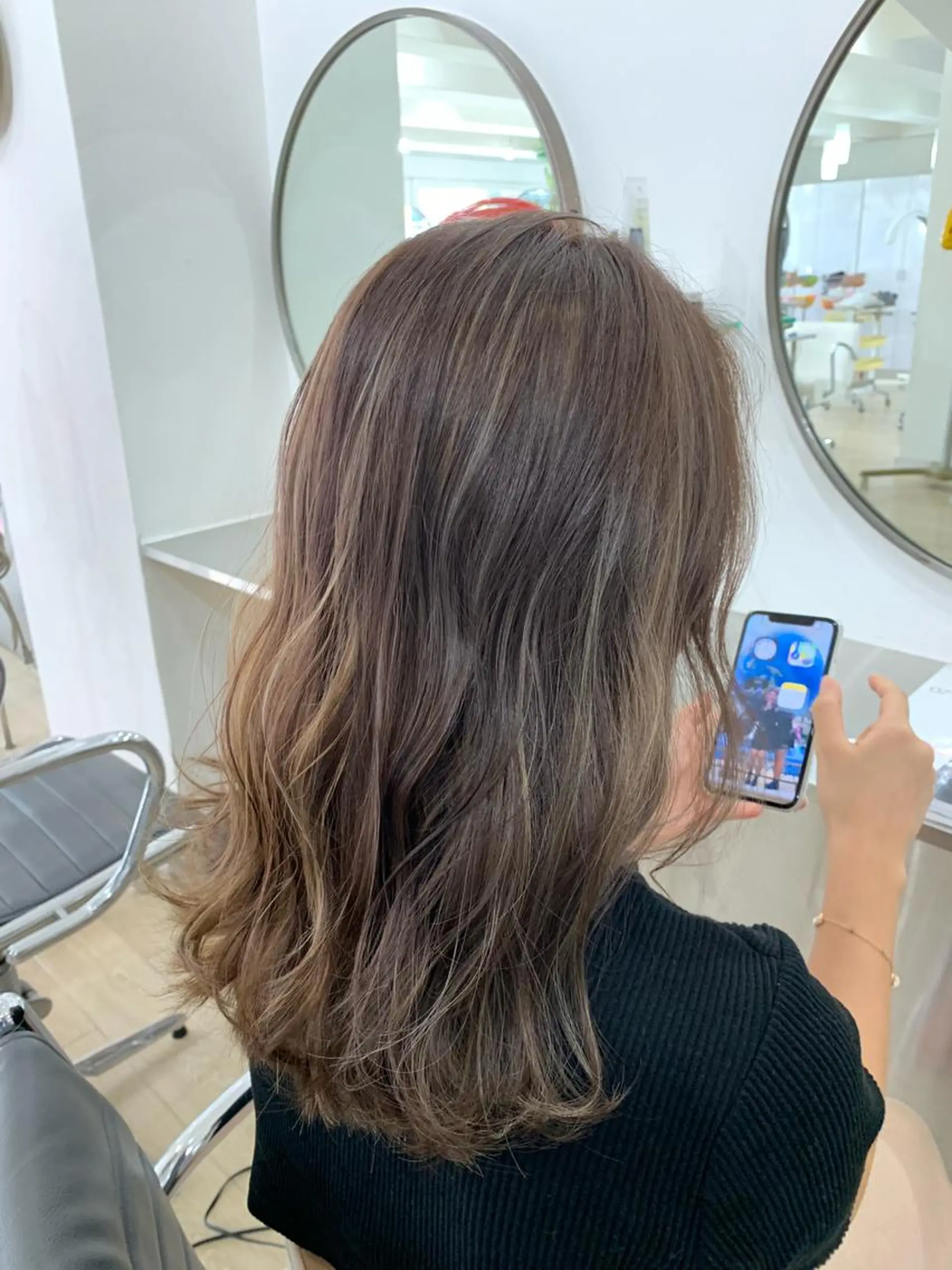 セミロング カラー ヘアカラー トリートメント Reb_keiji 👑小倉圭司のヘアスタイル