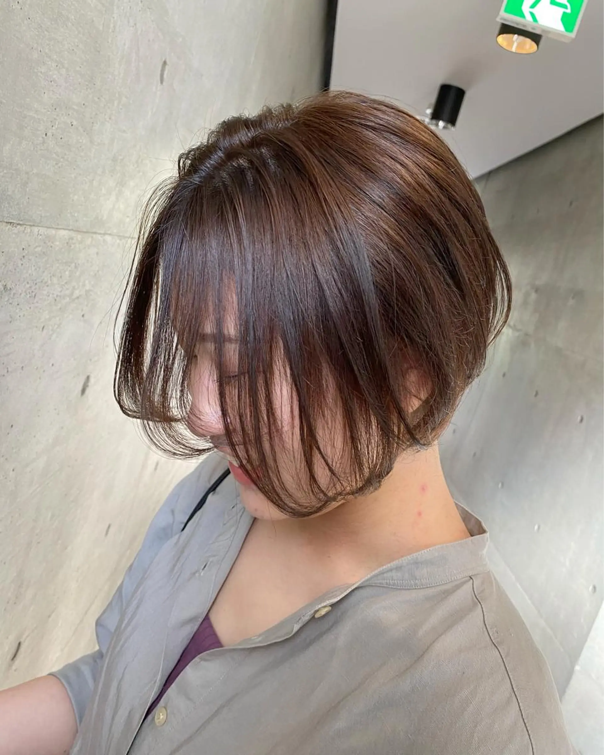 ショート カラー 後藤紗英/髪質改善 /オリーブベージュのヘアスタイル