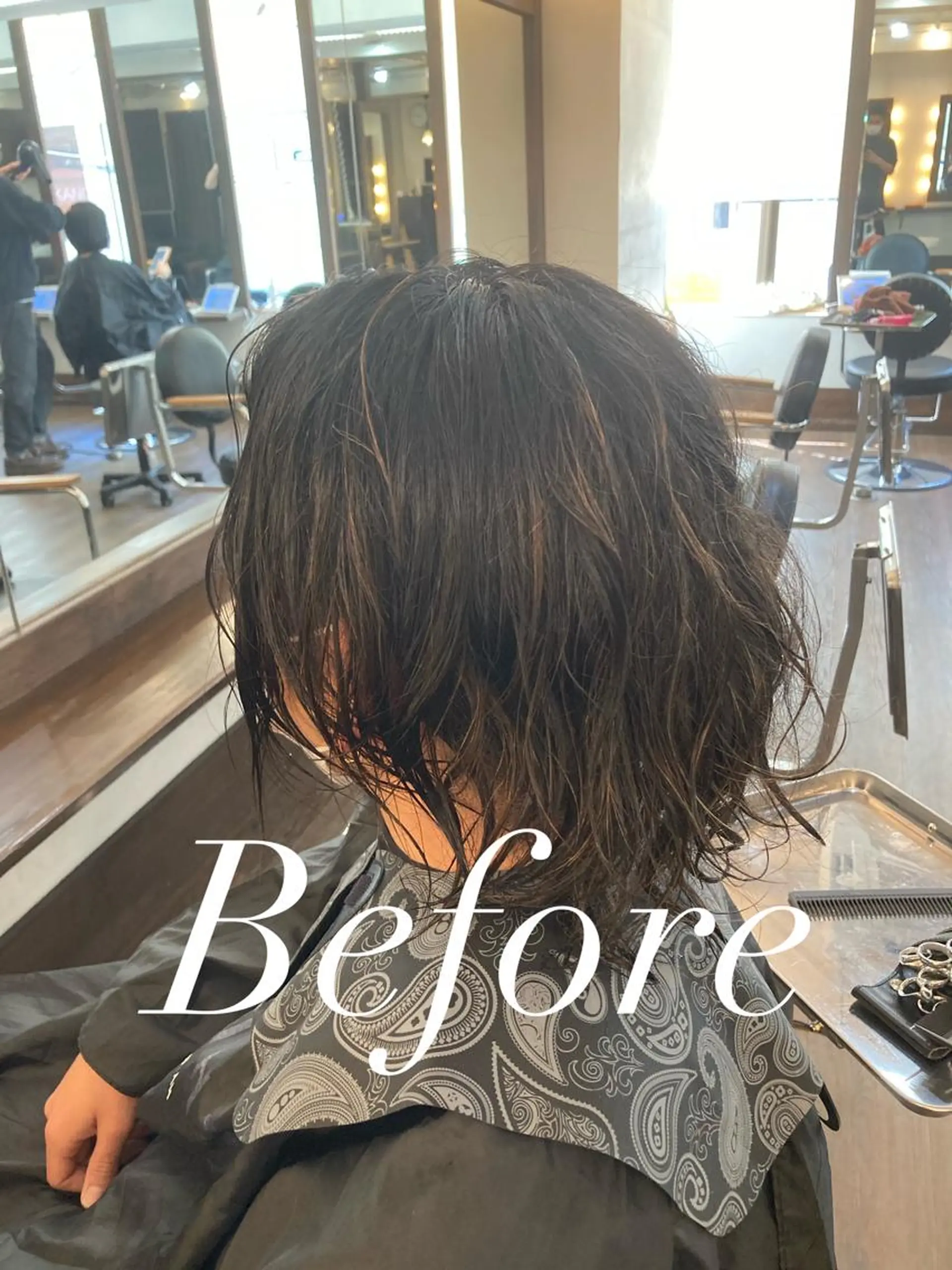 パーマ メンズ カット パーマ メンズサロン アソビ元町のヘアスタイル