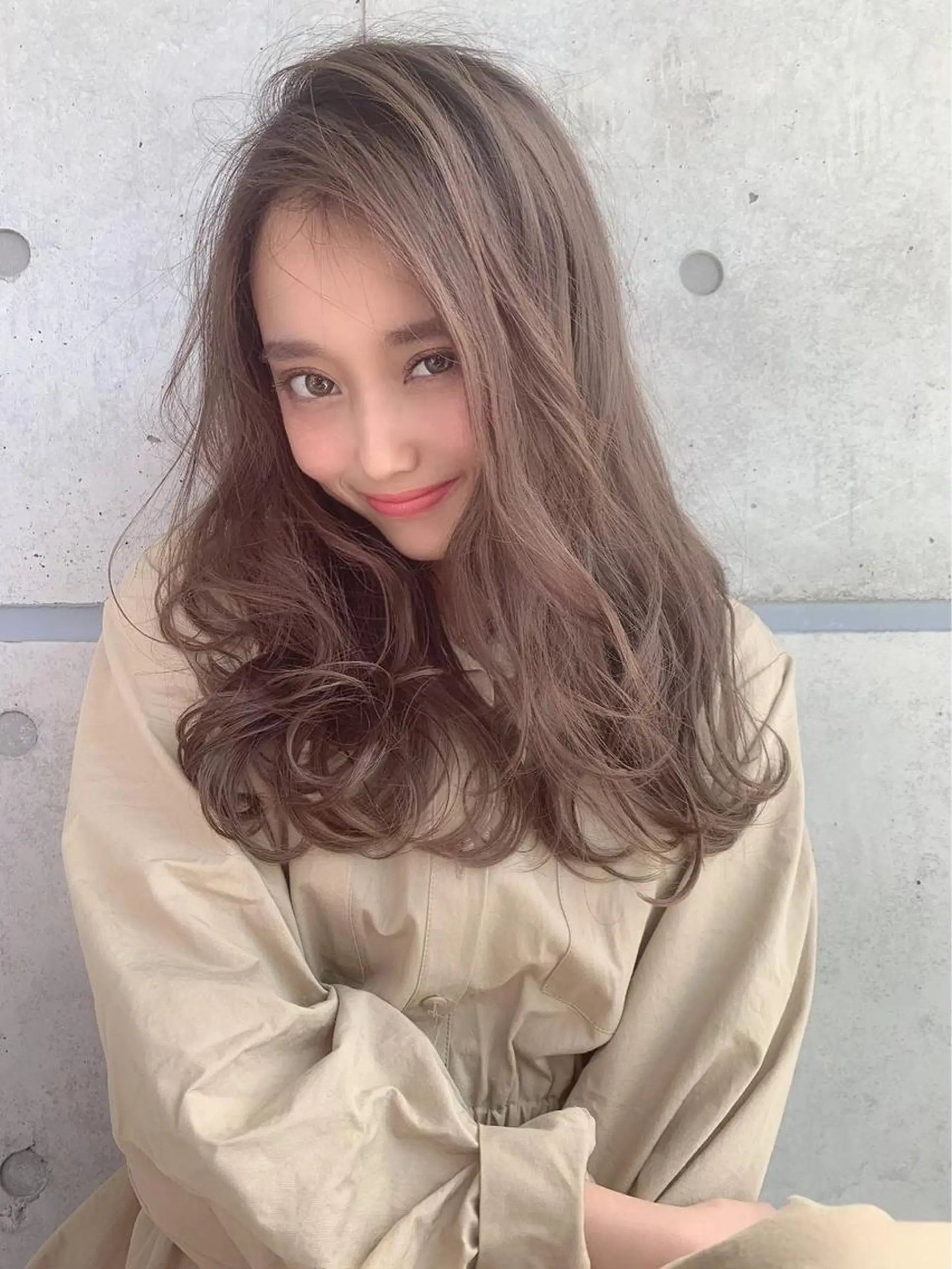 ロング カラー 大人っぽ♡上品な暖色 ♡ブリーチなし♡のヘアスタイル