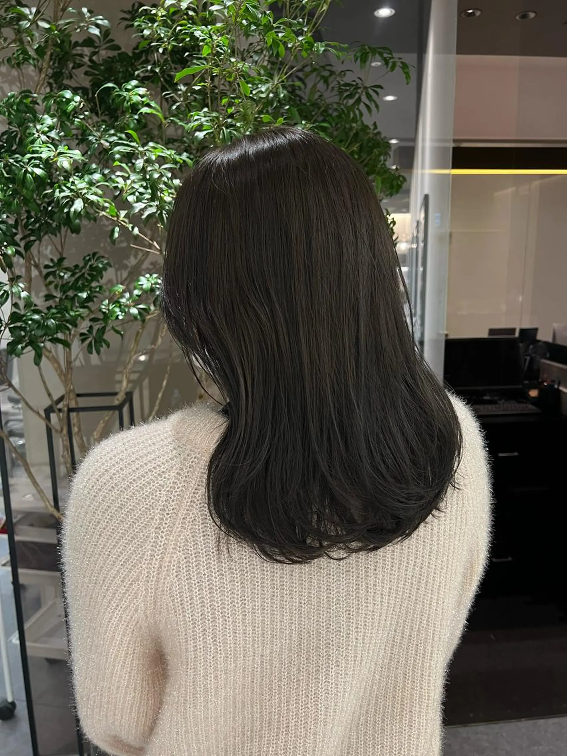 セミロング カラー 💎K-two名古屋 安田ちづる💎のヘアスタイル
