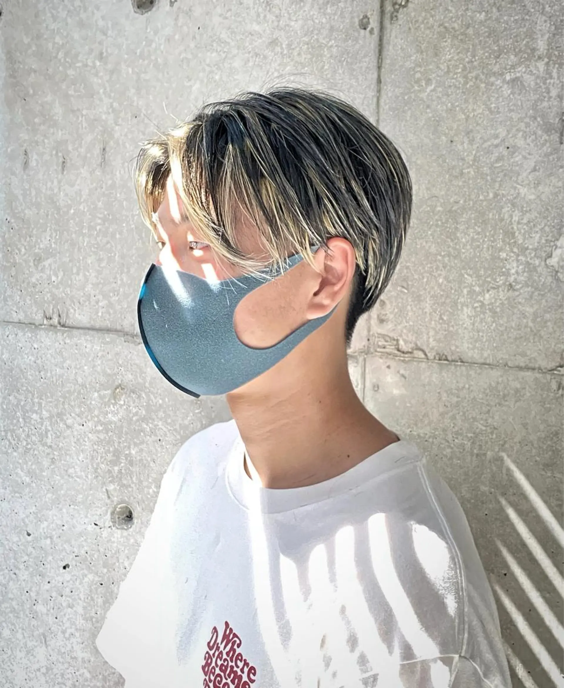 ショート カラー パーマ メンズ MENS  FEEL南森町所属・佐藤 達郎のヘアスタイル