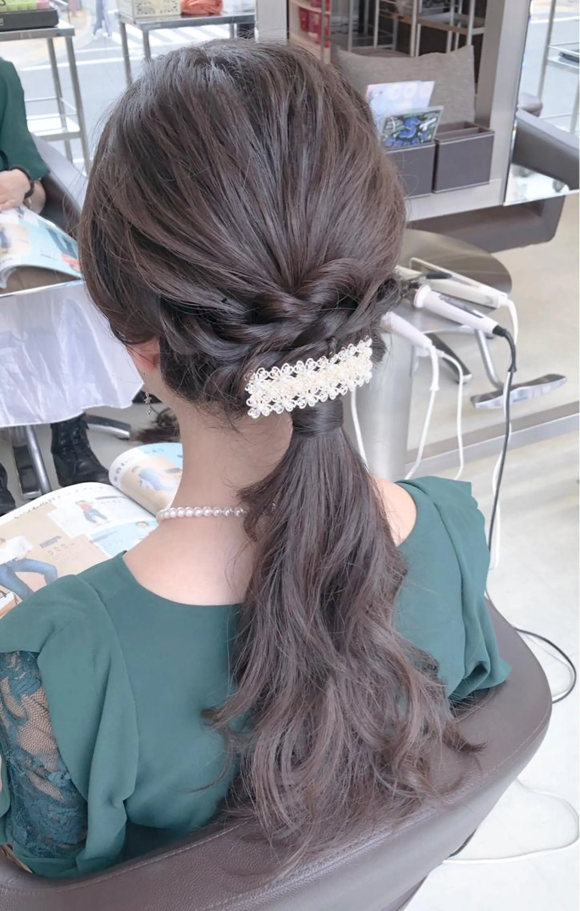 ロング ヘアアレンジ un所属・un 溝の口 伊豆本のマツエク・マツパデザイン