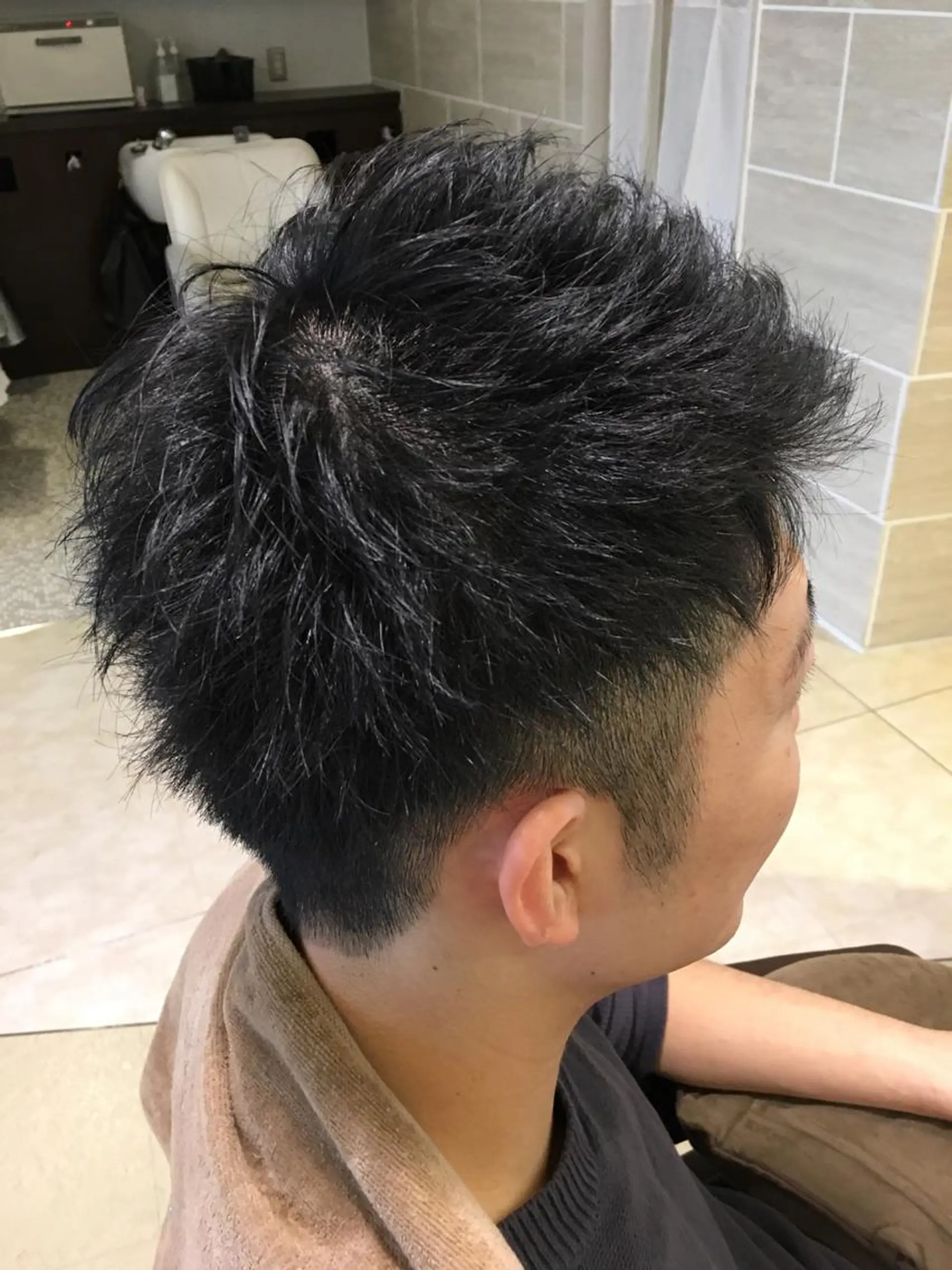 メンズ カット 伊藤 元気のヘアスタイル