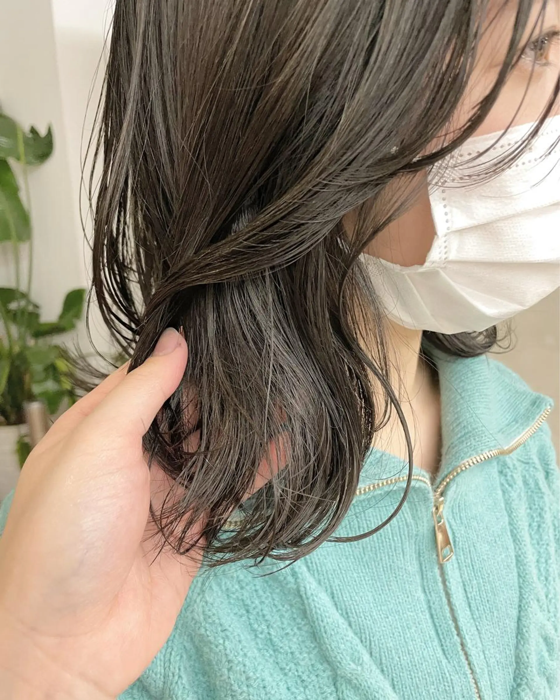 ミディアム カラー ヘアアレンジ Saki サキのヘアスタイル