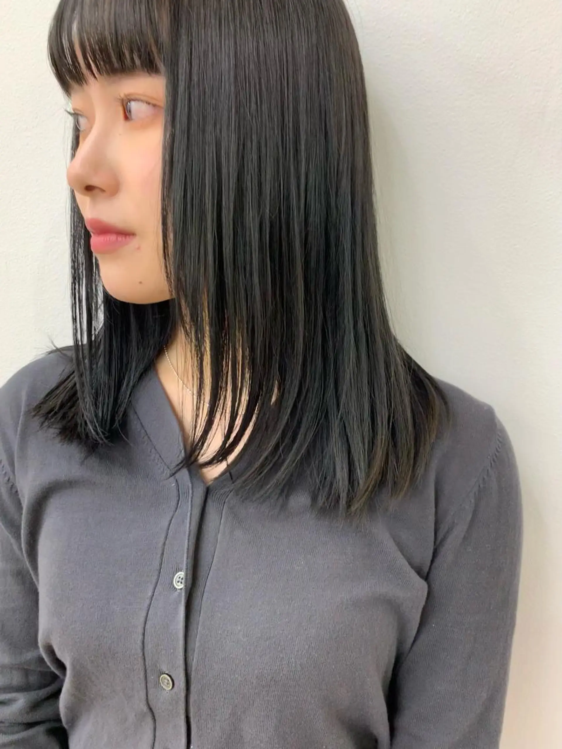 セミロング カラー カット 縮毛矯正 トリートメント amy.所属・メンズカットパーマ/ ブリーチ高柳将太のヘアスタイル