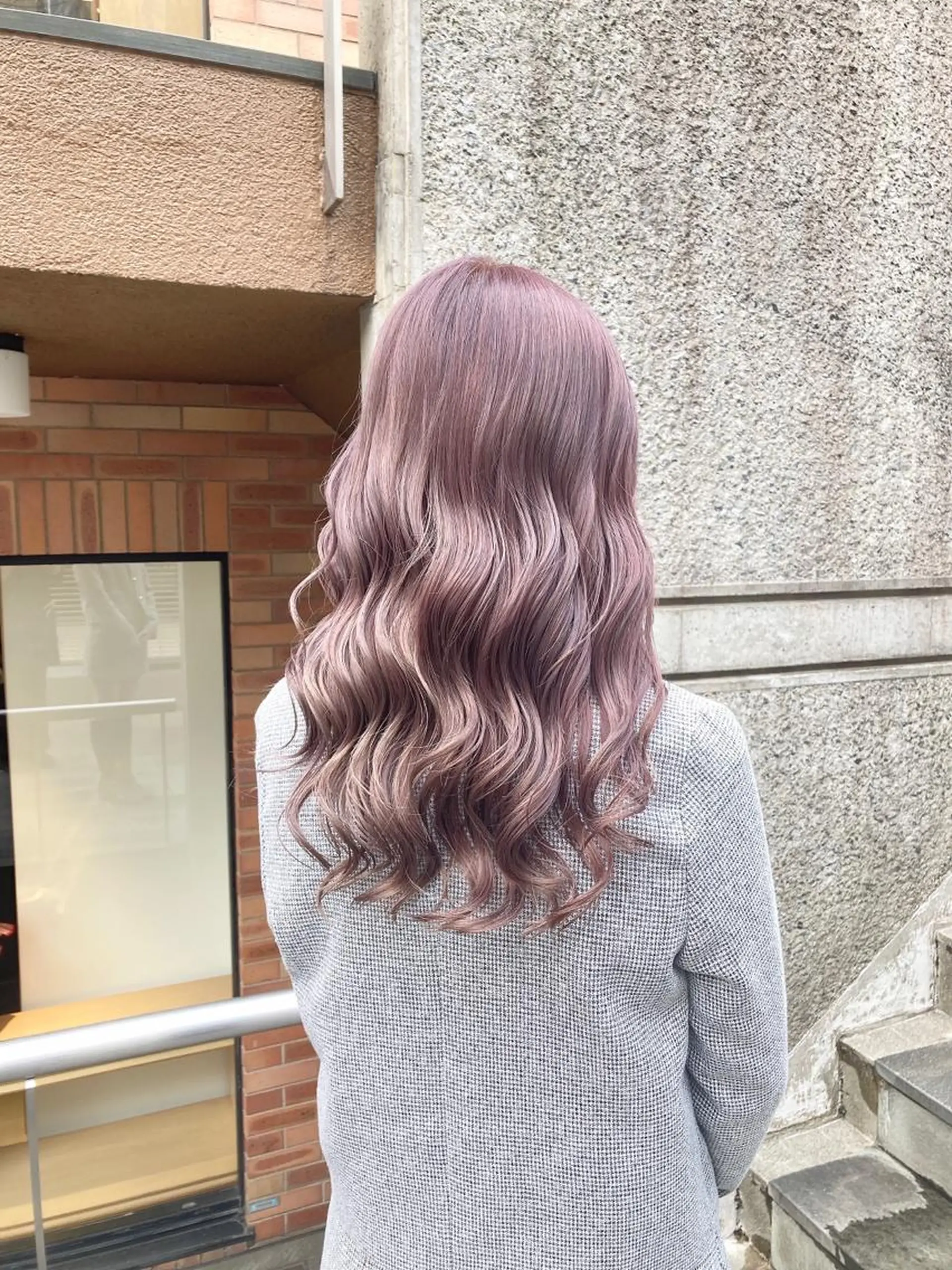 カラー ブリーチ ブロンド ハイトーンカラー バイオレットカラー 💗モテ髪 ハイトーンあや💗のヘアスタイル