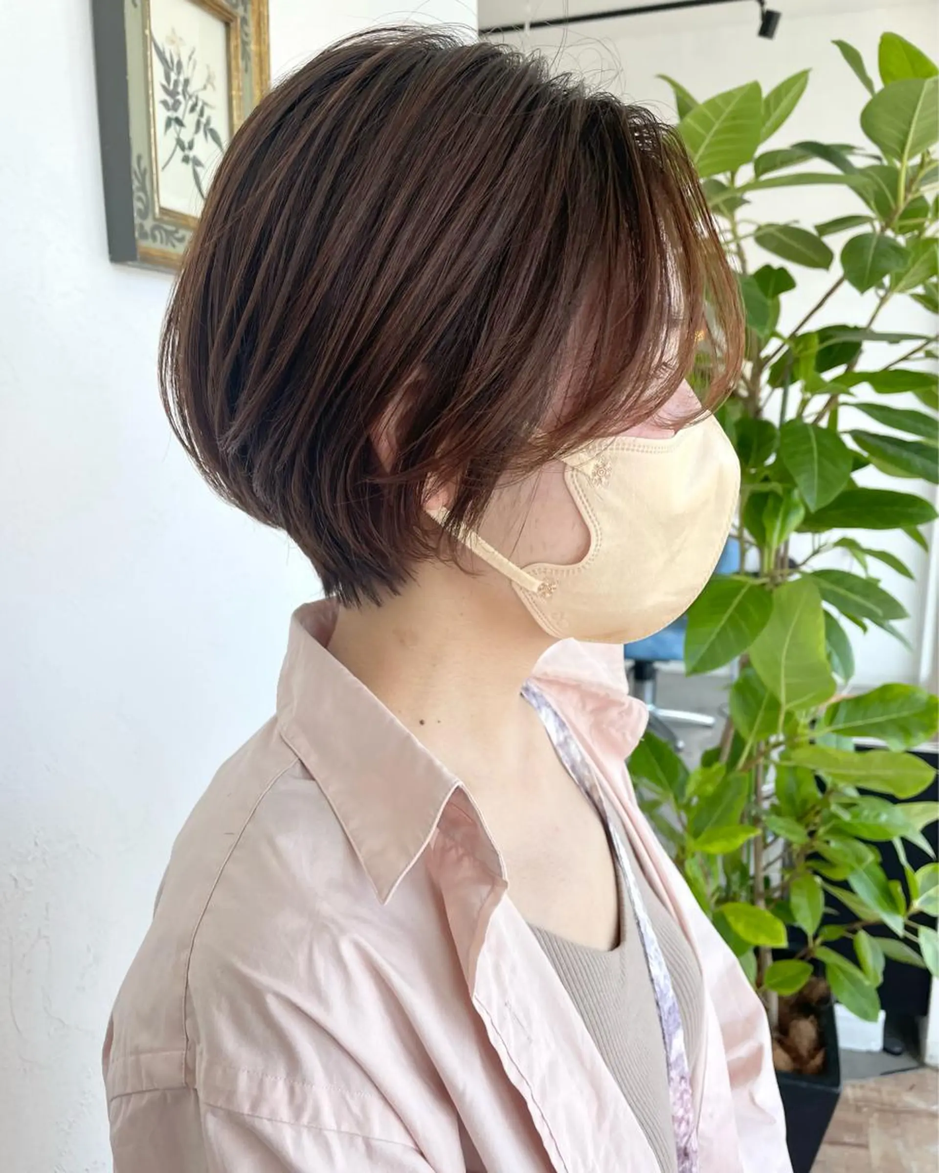 ショート ショートヘア 錦 茉李のヘアスタイル